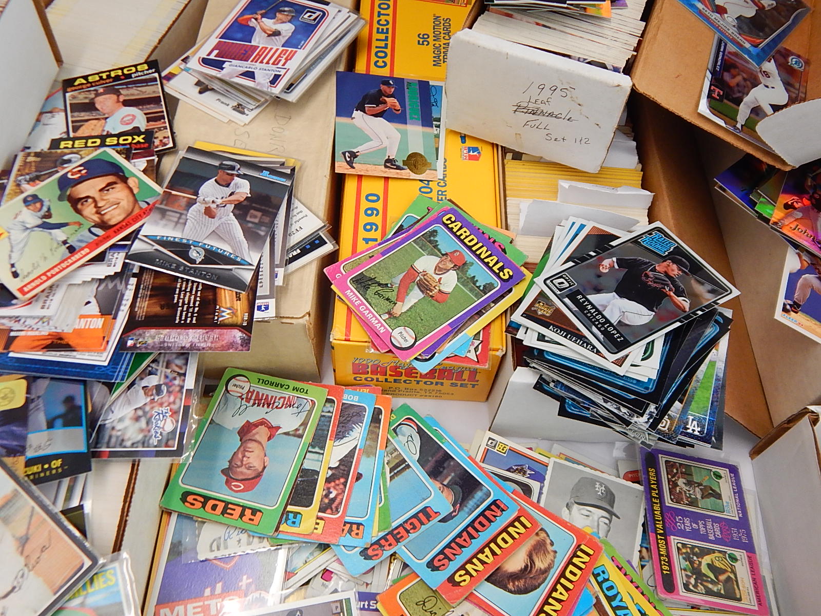 Large Baseball Card Collection with Full and Partial Sets EBTH