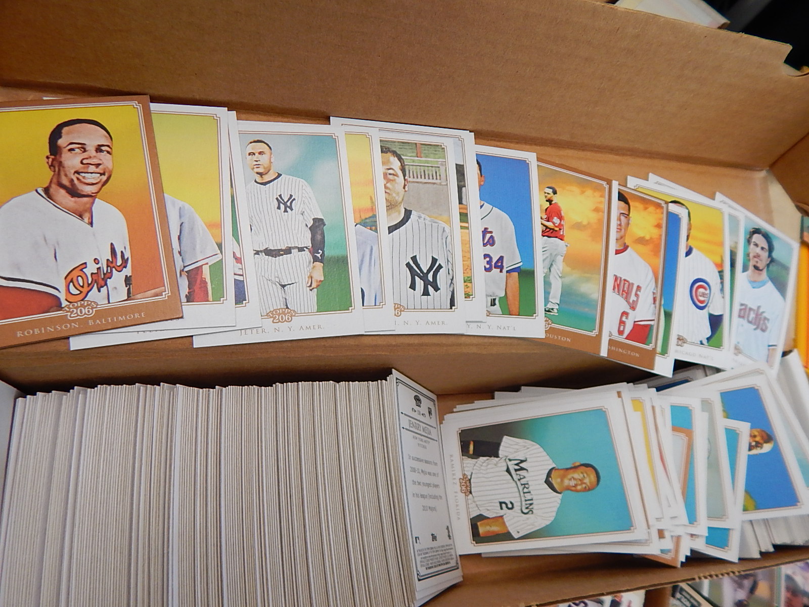 Large Baseball Card Collection with Full and Partial Sets EBTH