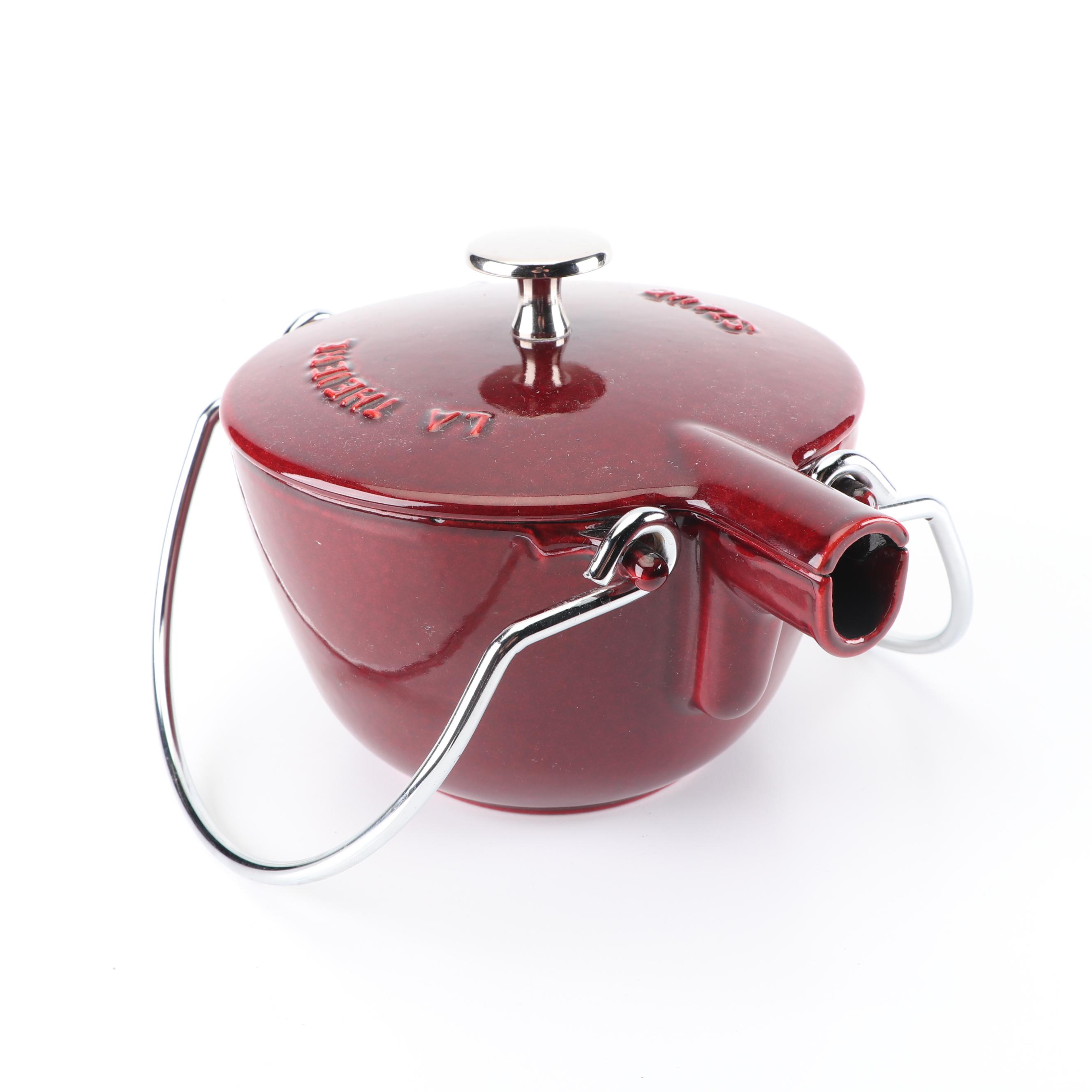 Staub "La Theiere" Cast Iron Round Tea Kettle EBTH