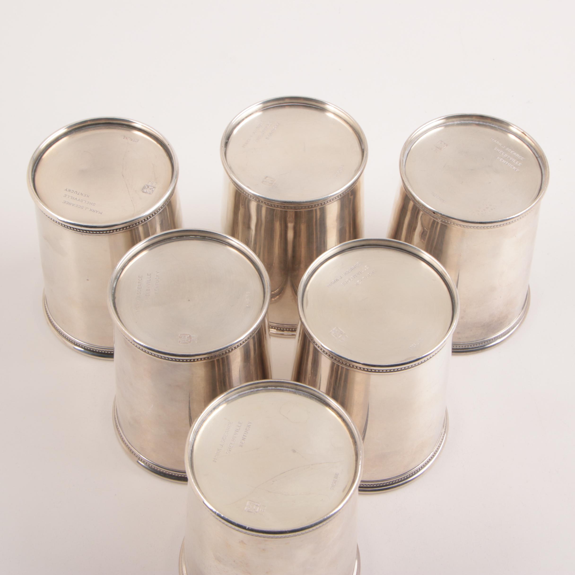 Mark J. Scearce Sterling Silver Presidential Mint Julep Cups EBTH
