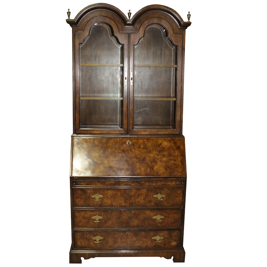 George Iii Style Secretary Desk By National Mt Airy Furniture Co