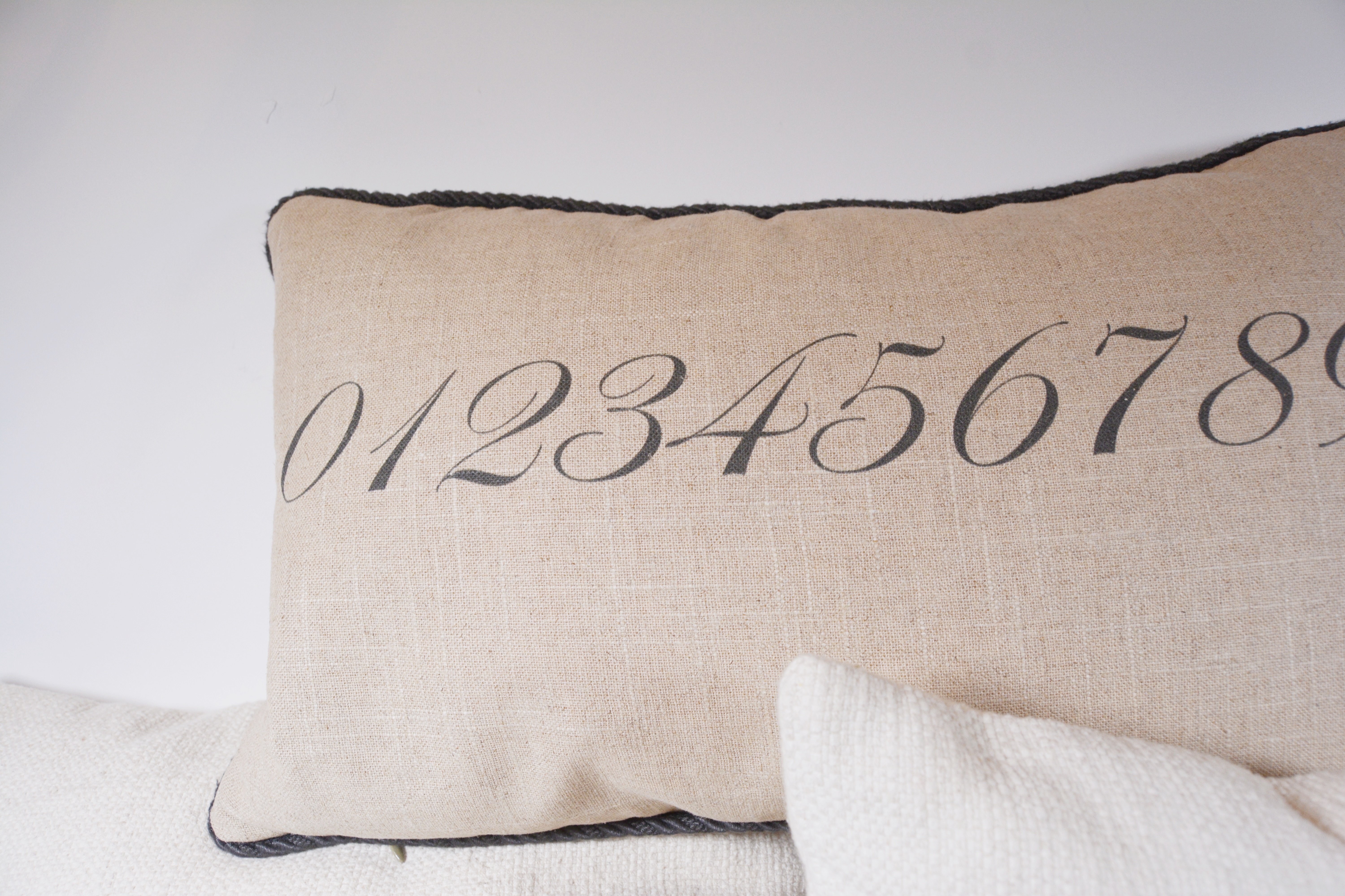 Arhaus Zero to Nine Number Pillows and Pottery Barn Number Pillows EBTH