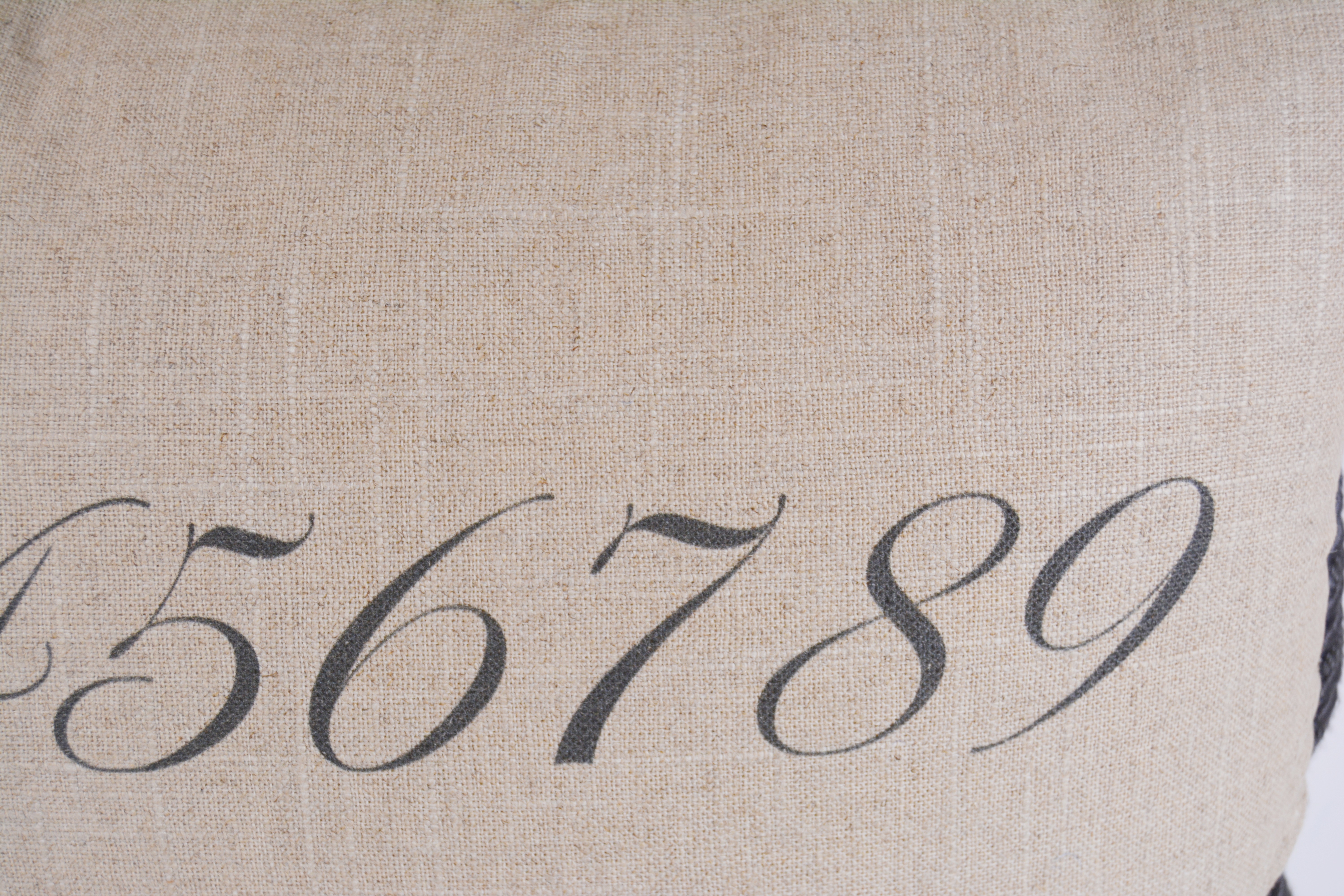 Arhaus Zero to Nine Number Pillows and Pottery Barn Number Pillows EBTH