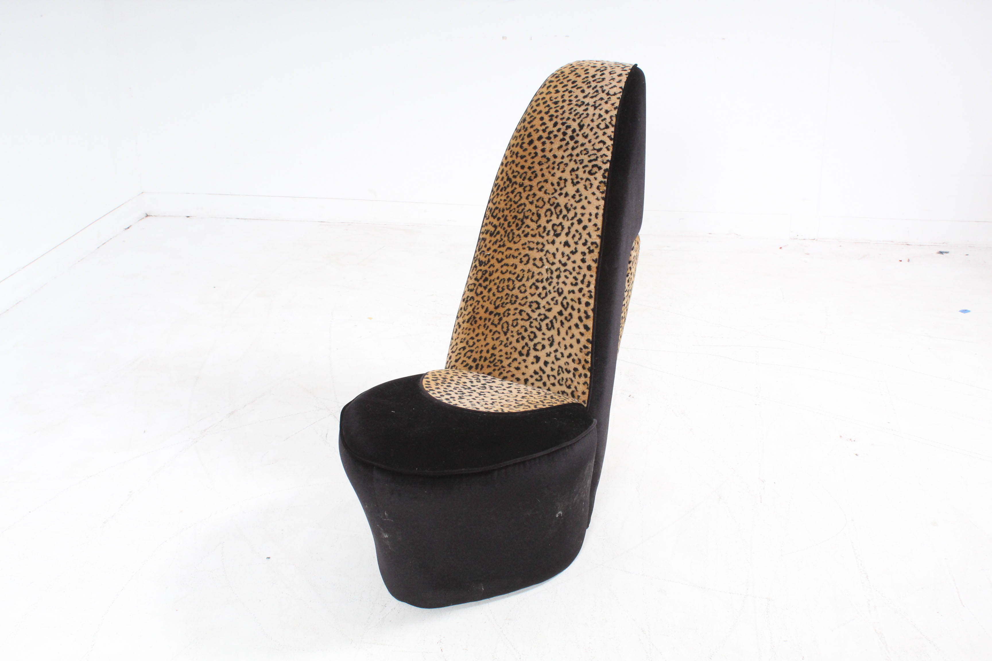 Leopard Print High Heel Shoe Chair EBTH