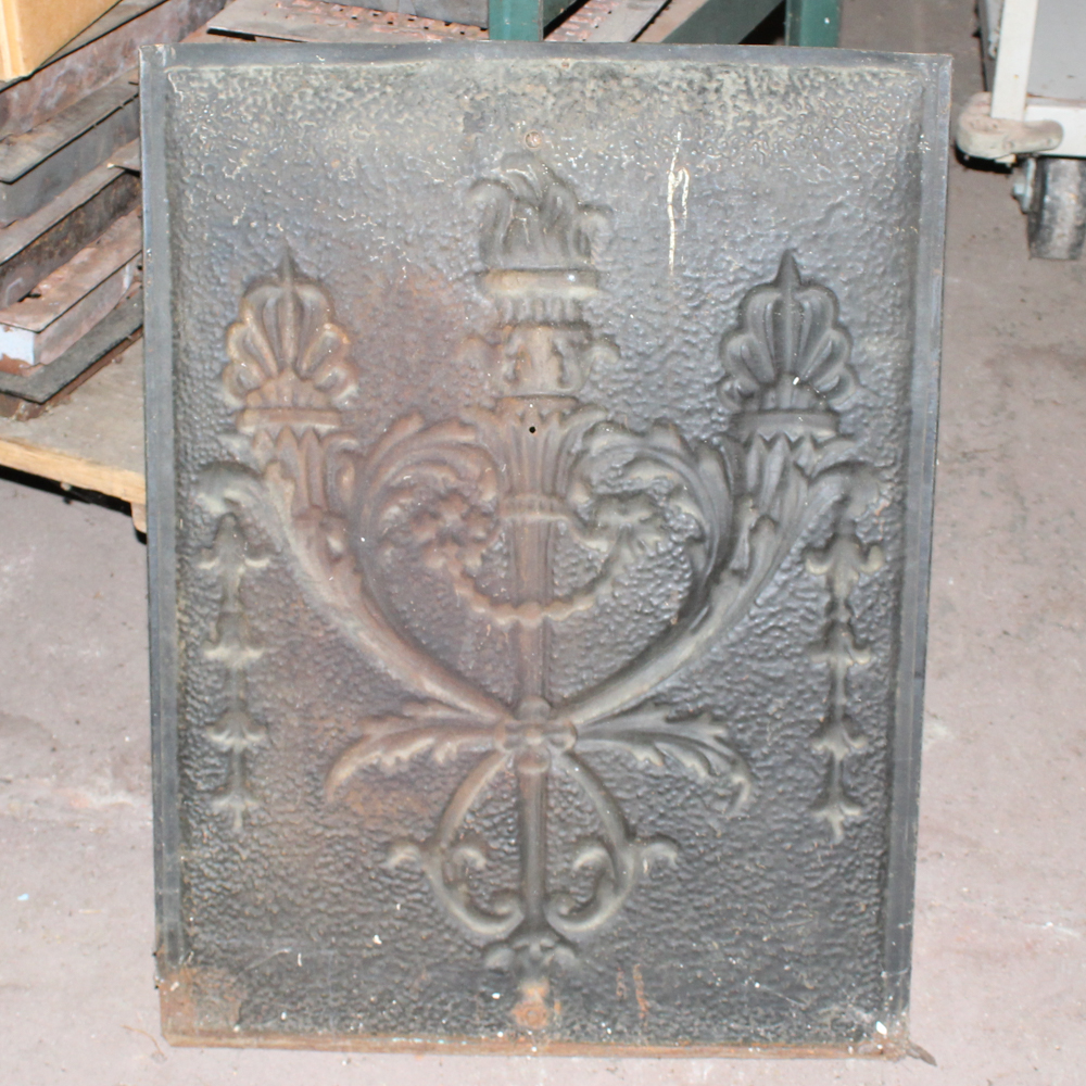 Vintage Tin Fireplace Summer Cover EBTH