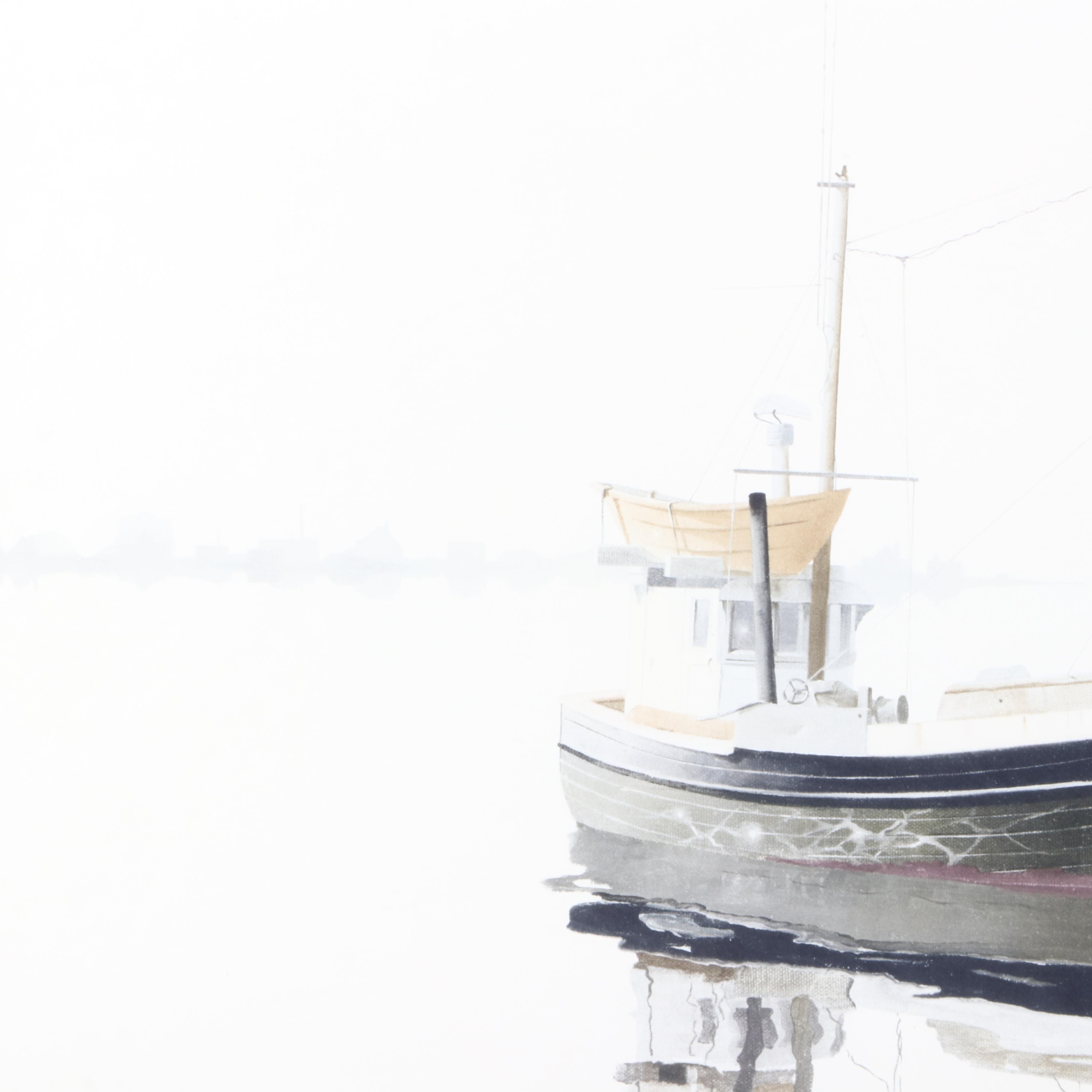 Giclee Print after John Lutes Jr. of Fishing Boat EBTH