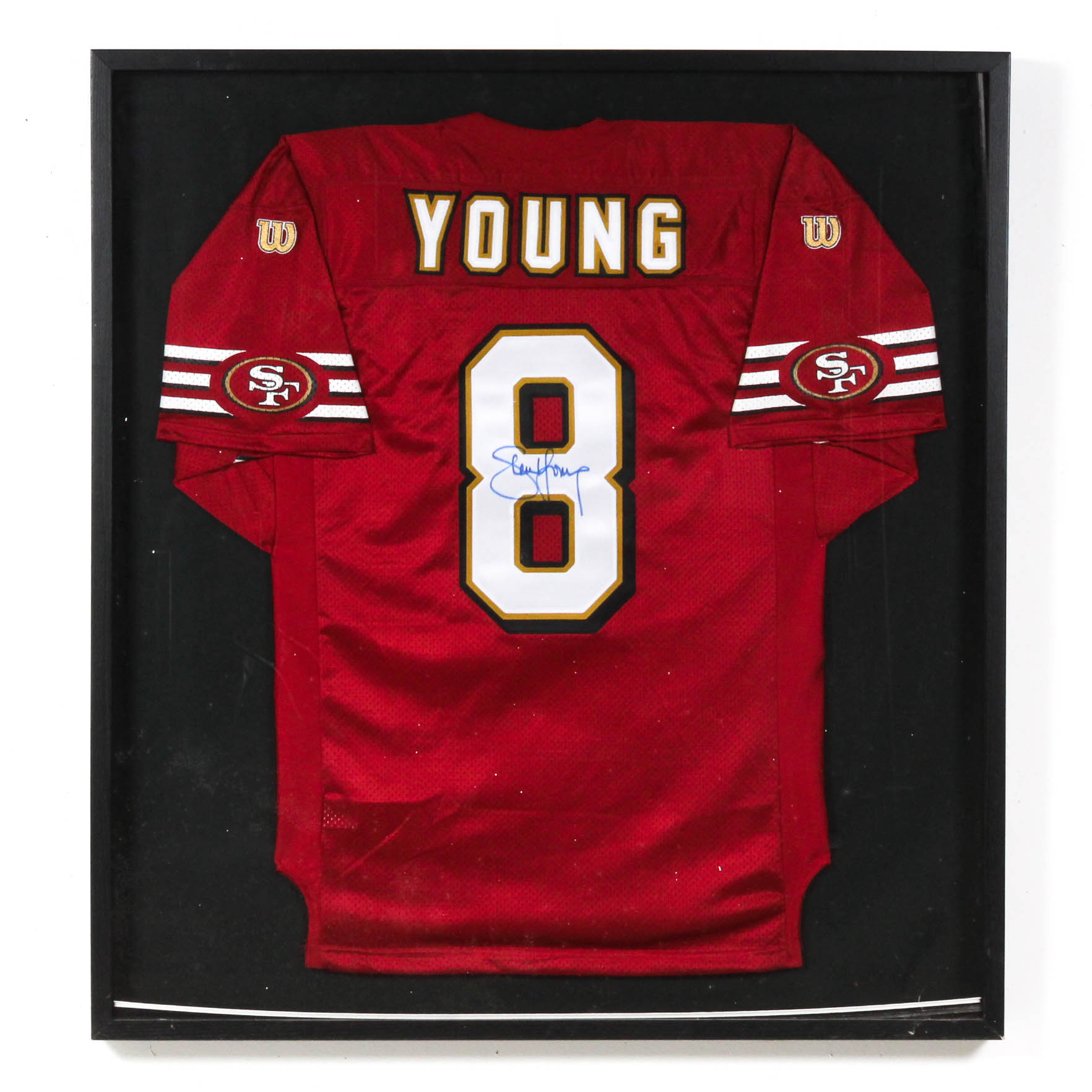 steve young autographed jersey