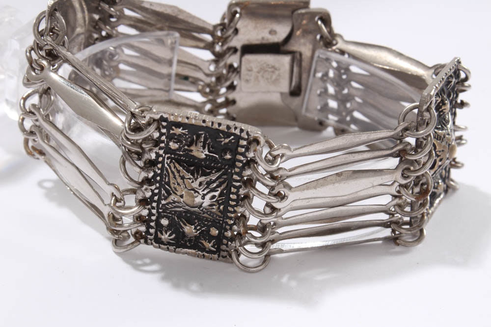 Mexican Sterling Silver Bracelet | EBTH