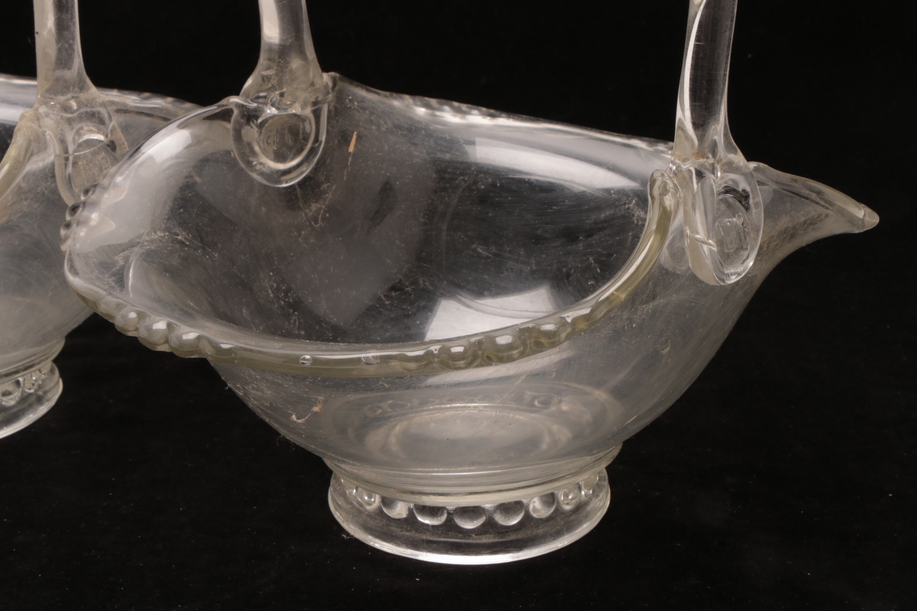 Indiana Glass Tiara Baskets Marked D.B. for David Bales EBTH