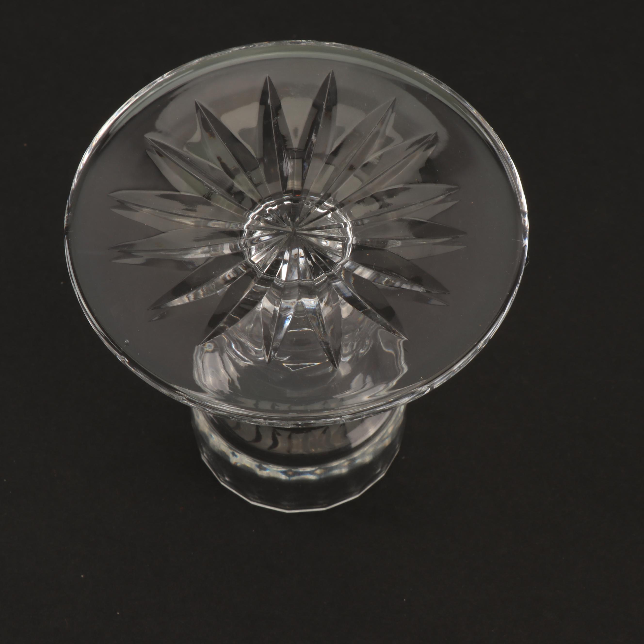 Galway "Clifden" Crystal Candle Holders EBTH