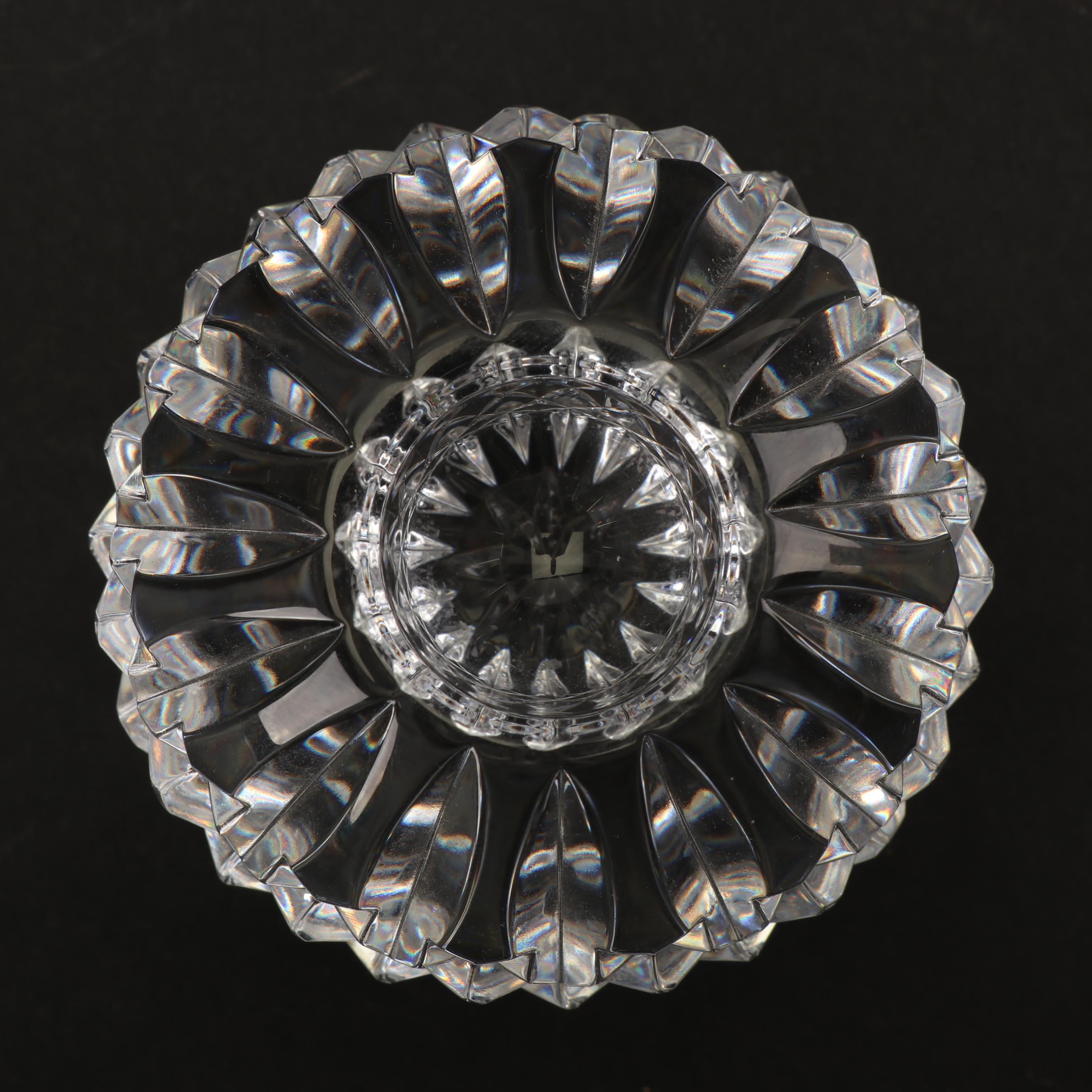 Waterford Crystal Globe Candle Holders EBTH