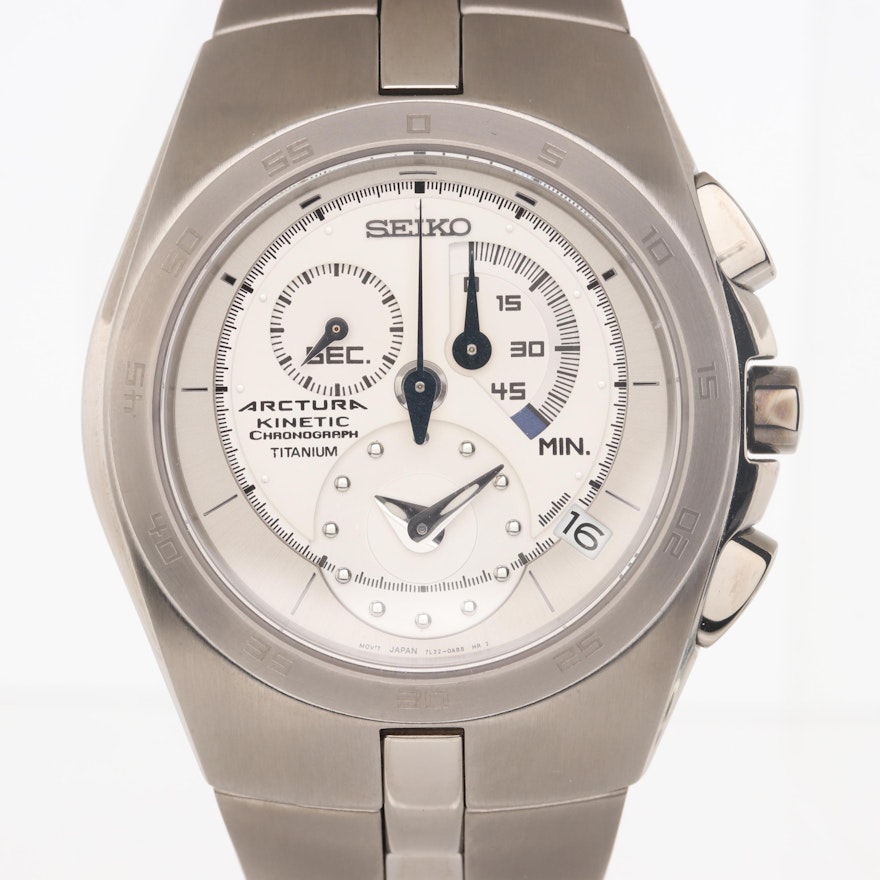 Seiko Arctura Kinetic Titanium Wristwatch | EBTH