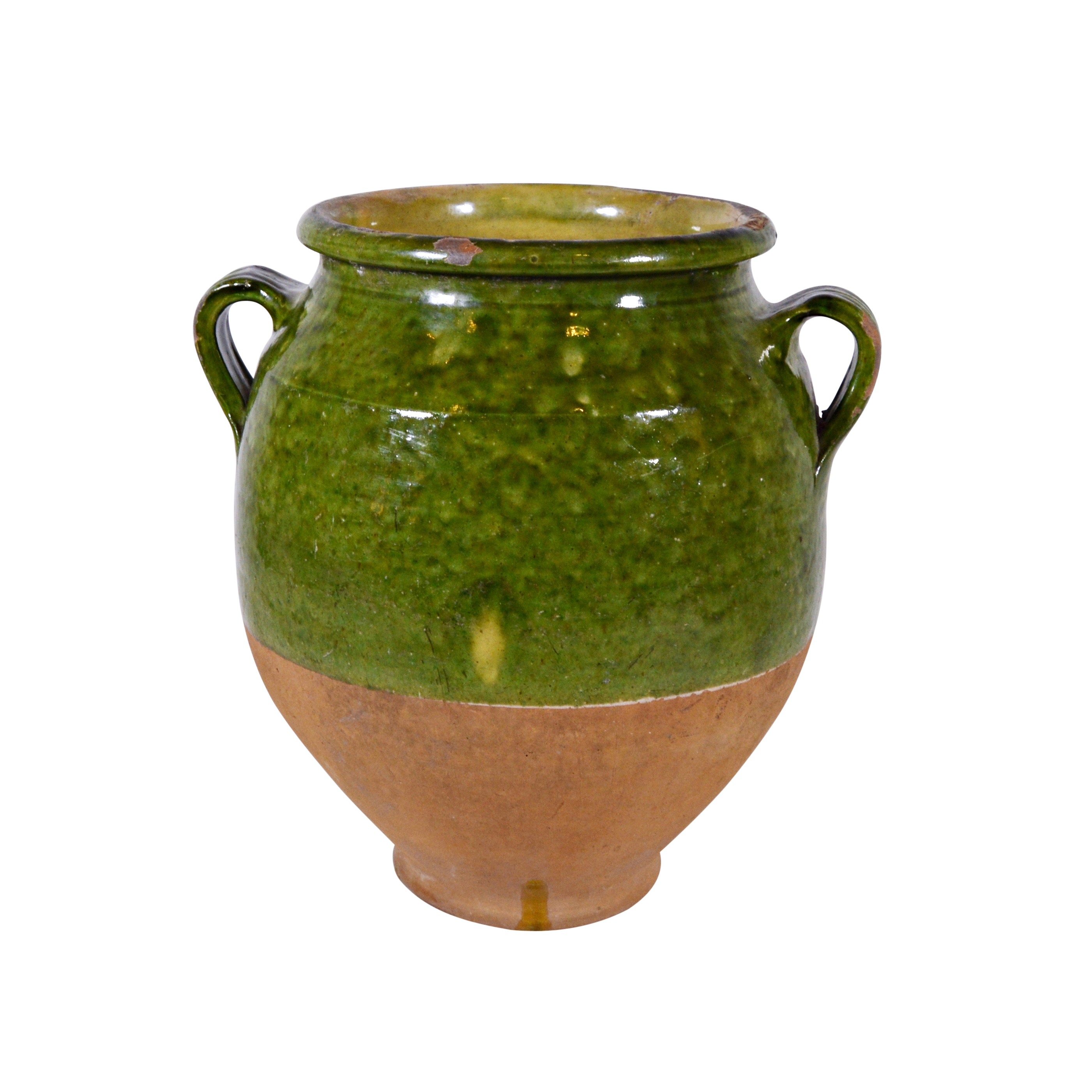 Vintage Green Confit Pot EBTH