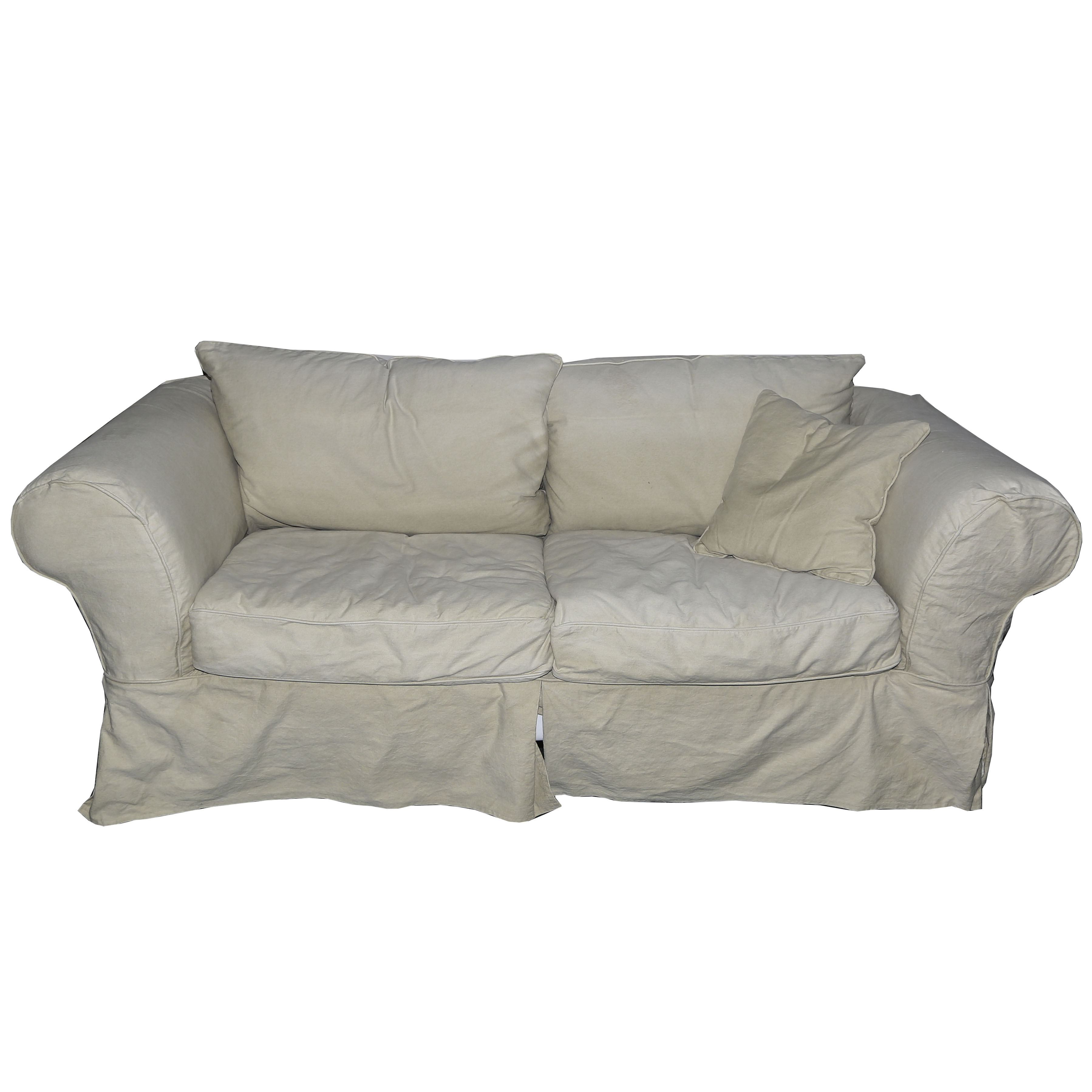 Slip Covered Sofa made for Pottery Barn by Mitchell Gold EBTH