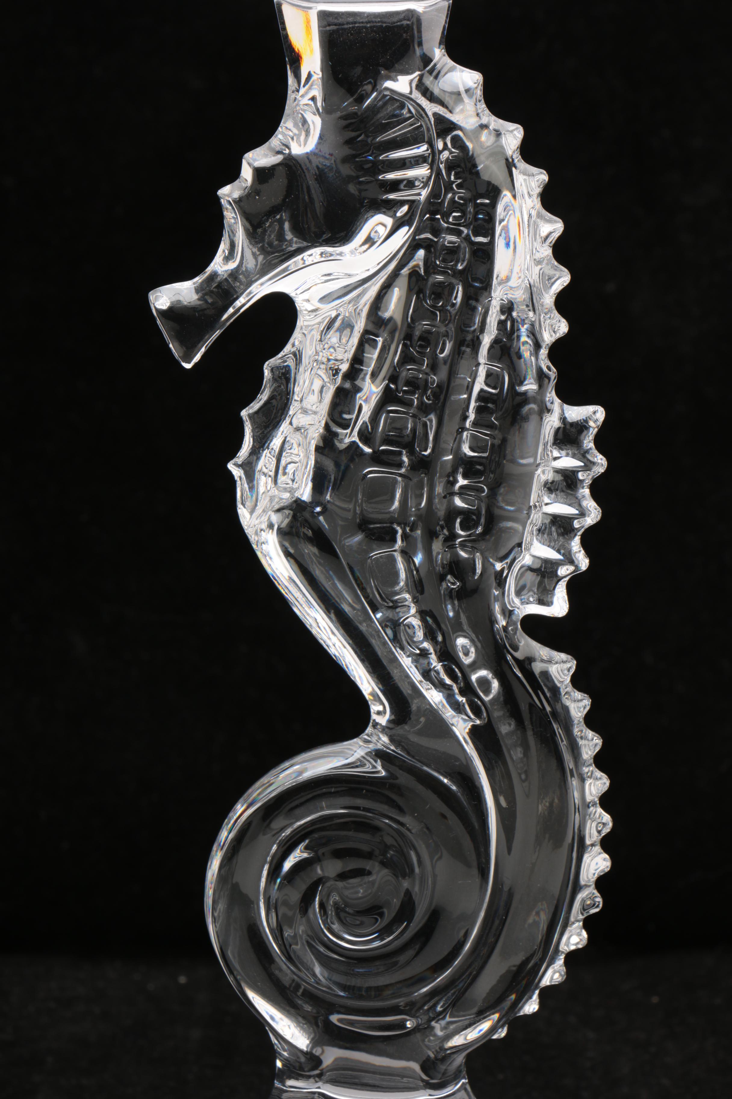 Waterford Crystal "Seahorse" Candlesticks EBTH