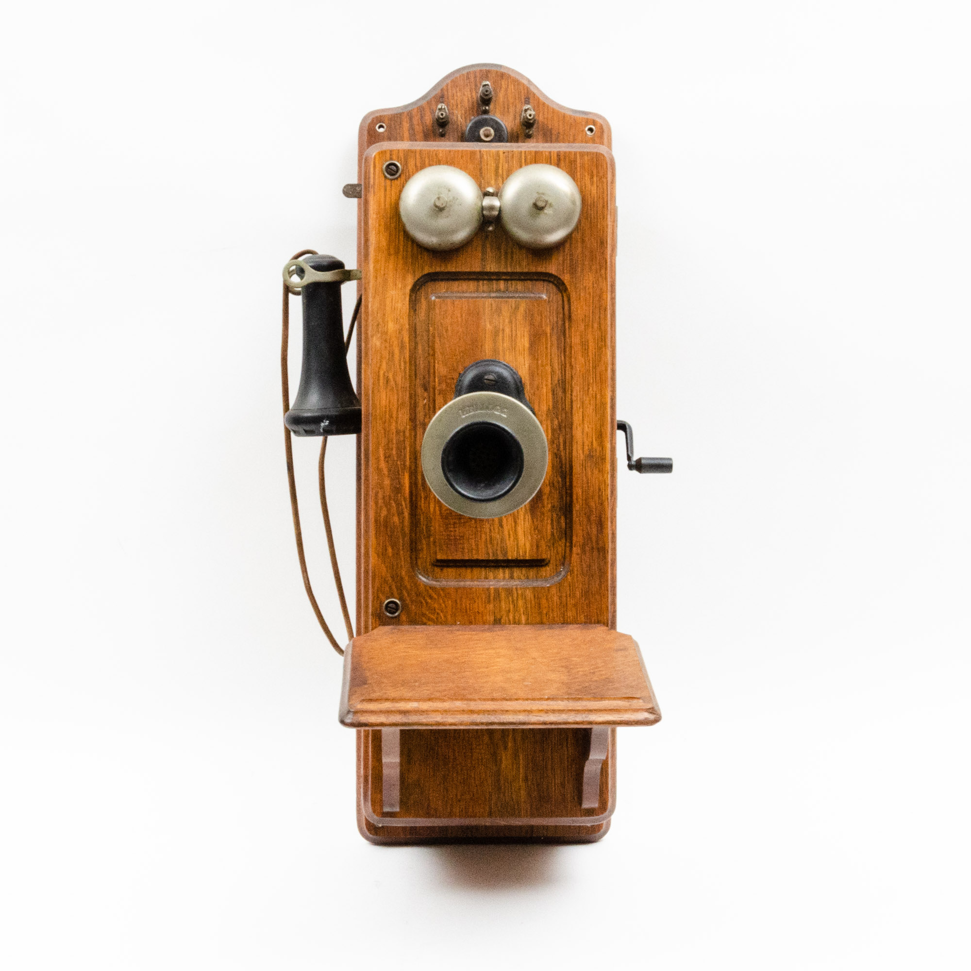 Antique Kellogg HandCrank Wall Phone EBTH