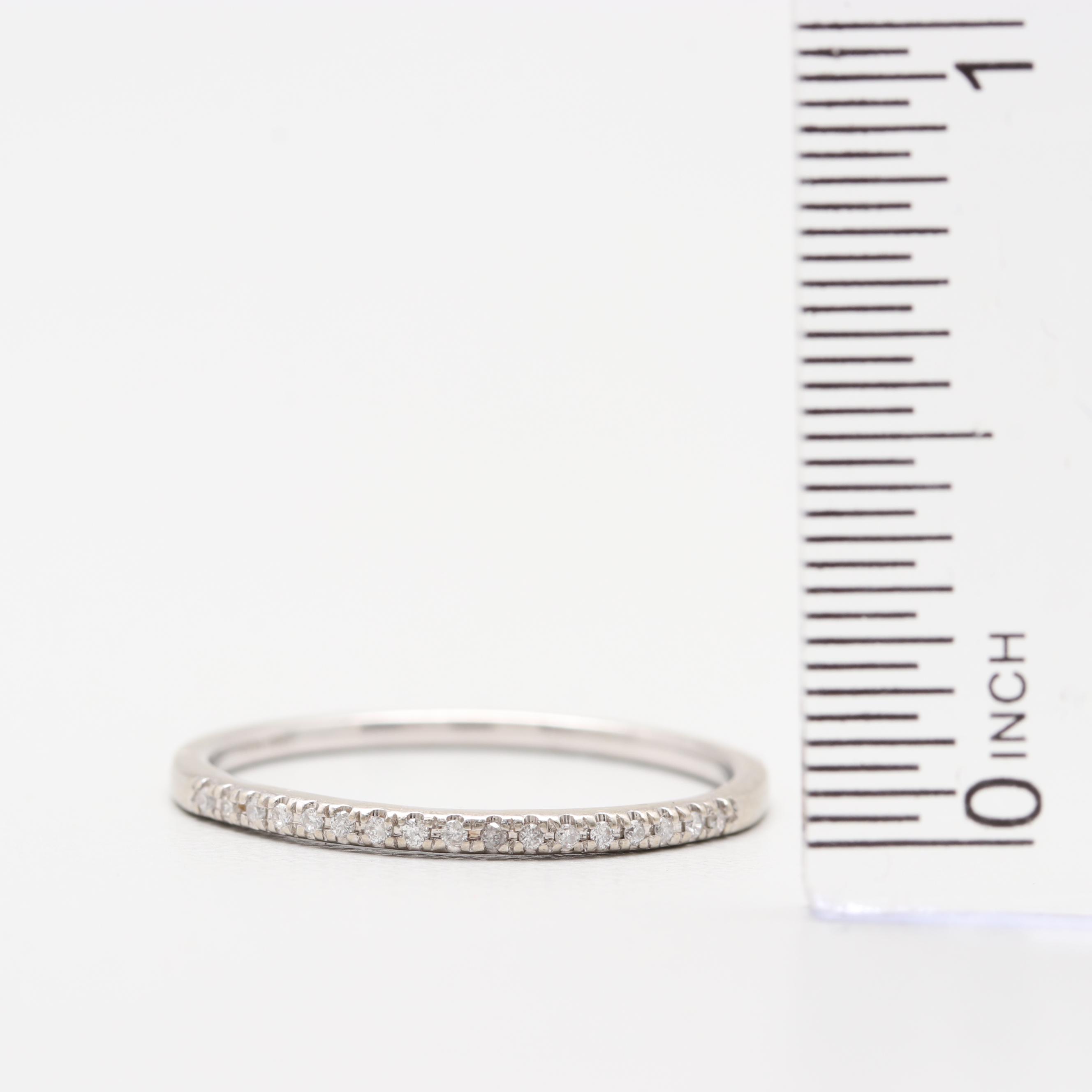 10K White Gold Diamond Ring EBTH