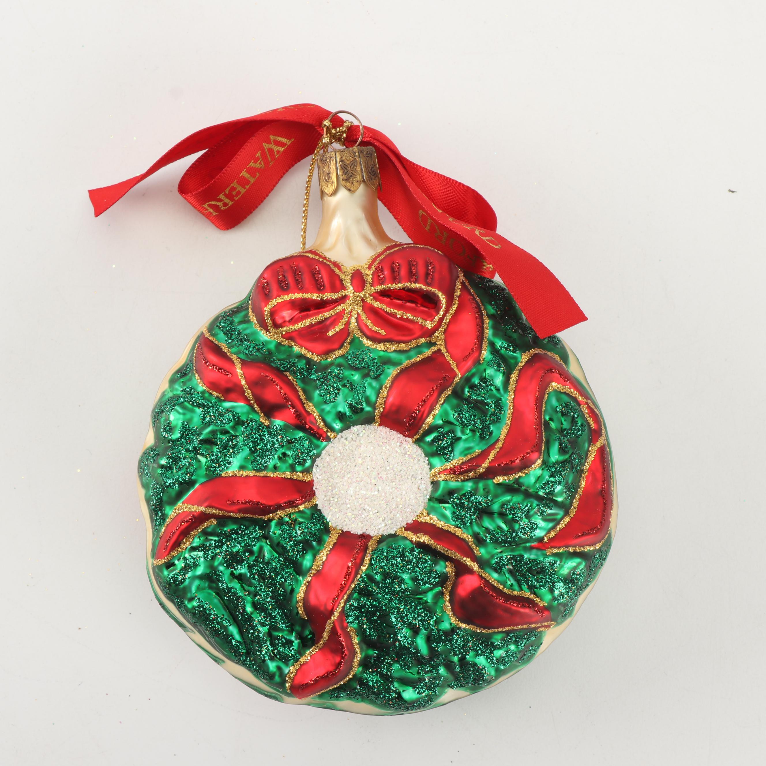 Waterford Holiday Heirlooms "Twelve Days of Christmas" Glass Ornaments EBTH