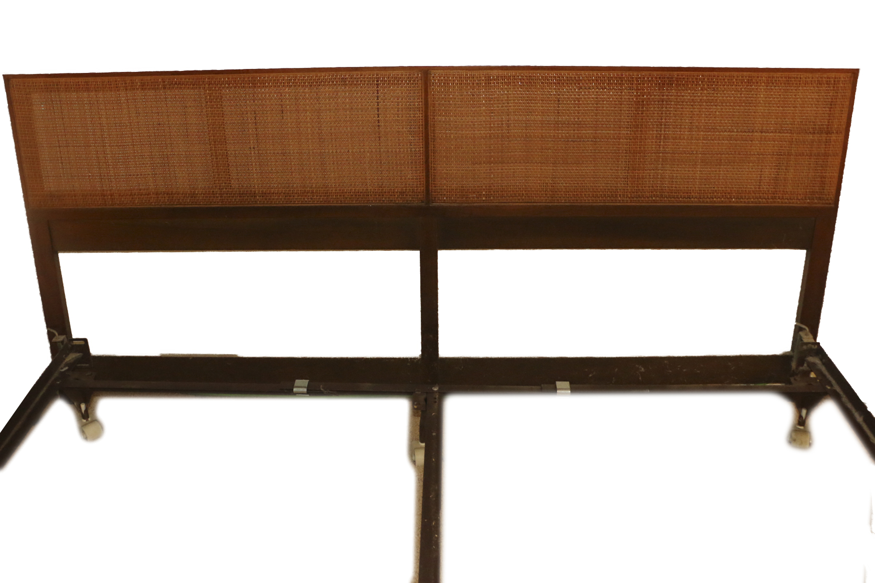 Mid Century Modern Woven King Size Bed Frame by Paul McCobb, Mid20th Century EBTH