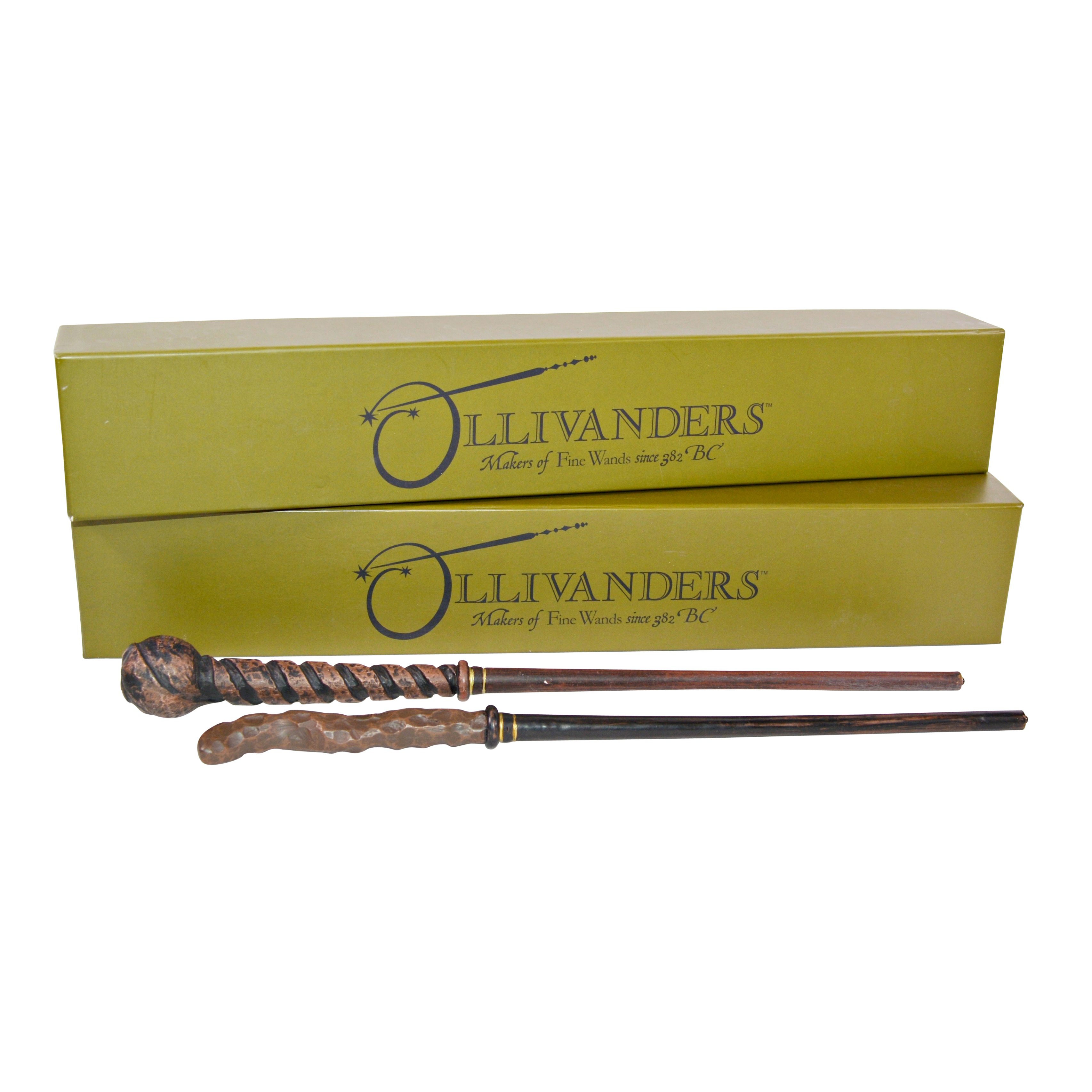 Harry Potter Universal Studio Ollivander's Willow Wand And Hazel Wand ...