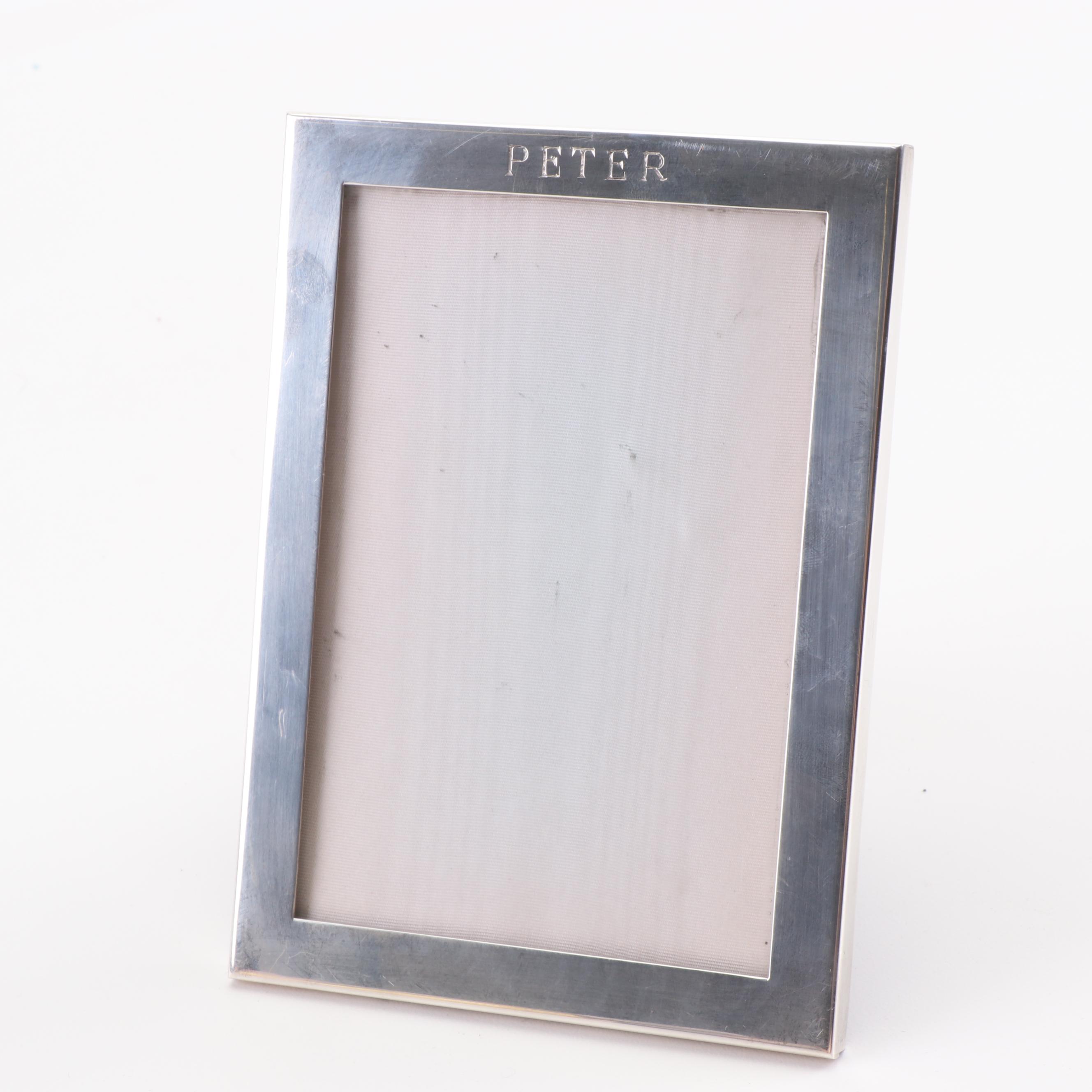 Tiffany & Co. Engraved Sterling Silver Picture Frame EBTH