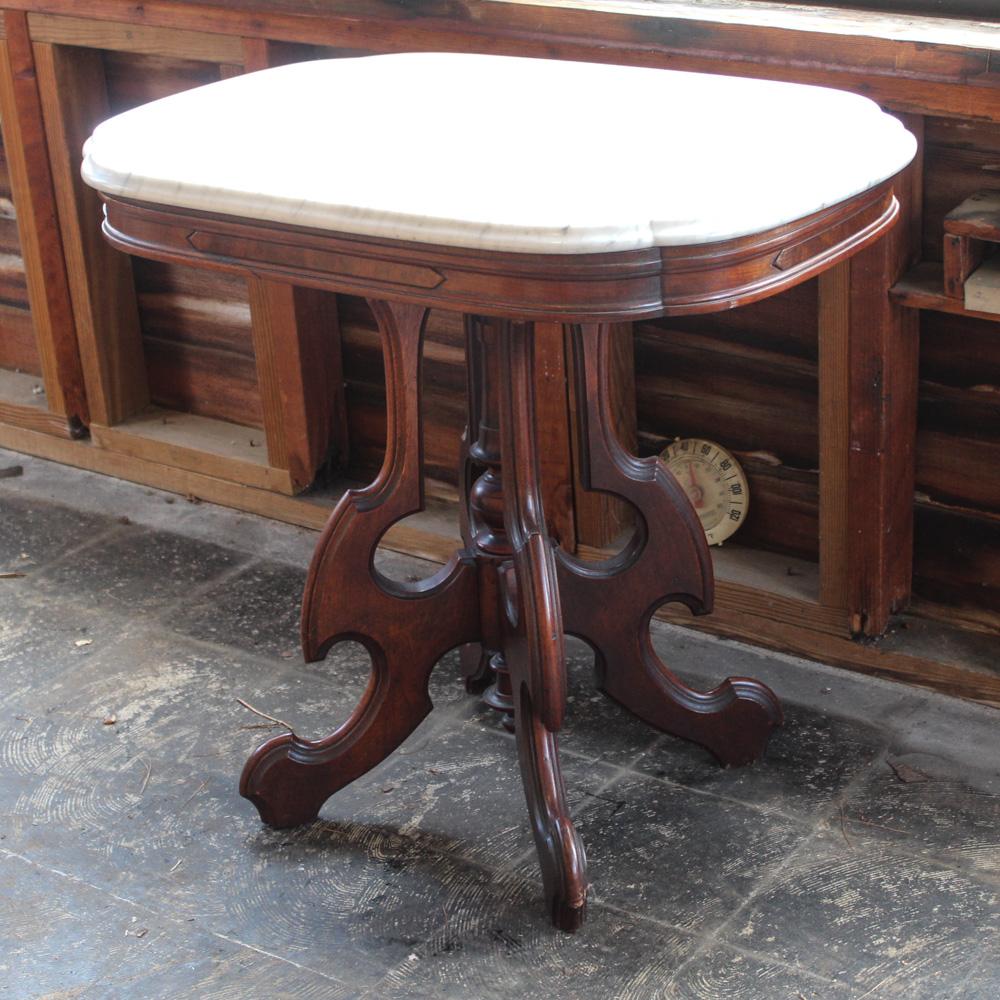 victorian lamp table