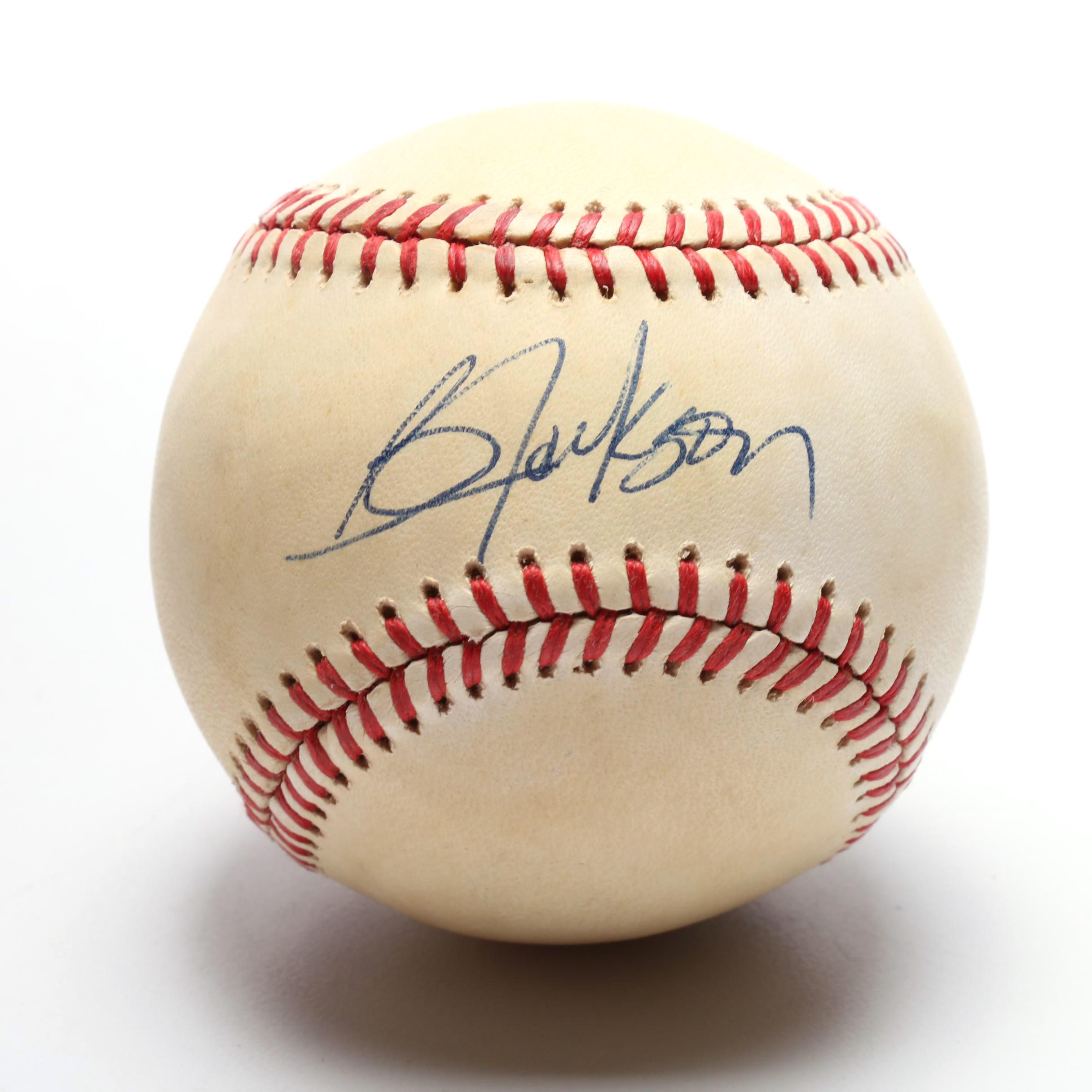 bo jackson autographed baseball