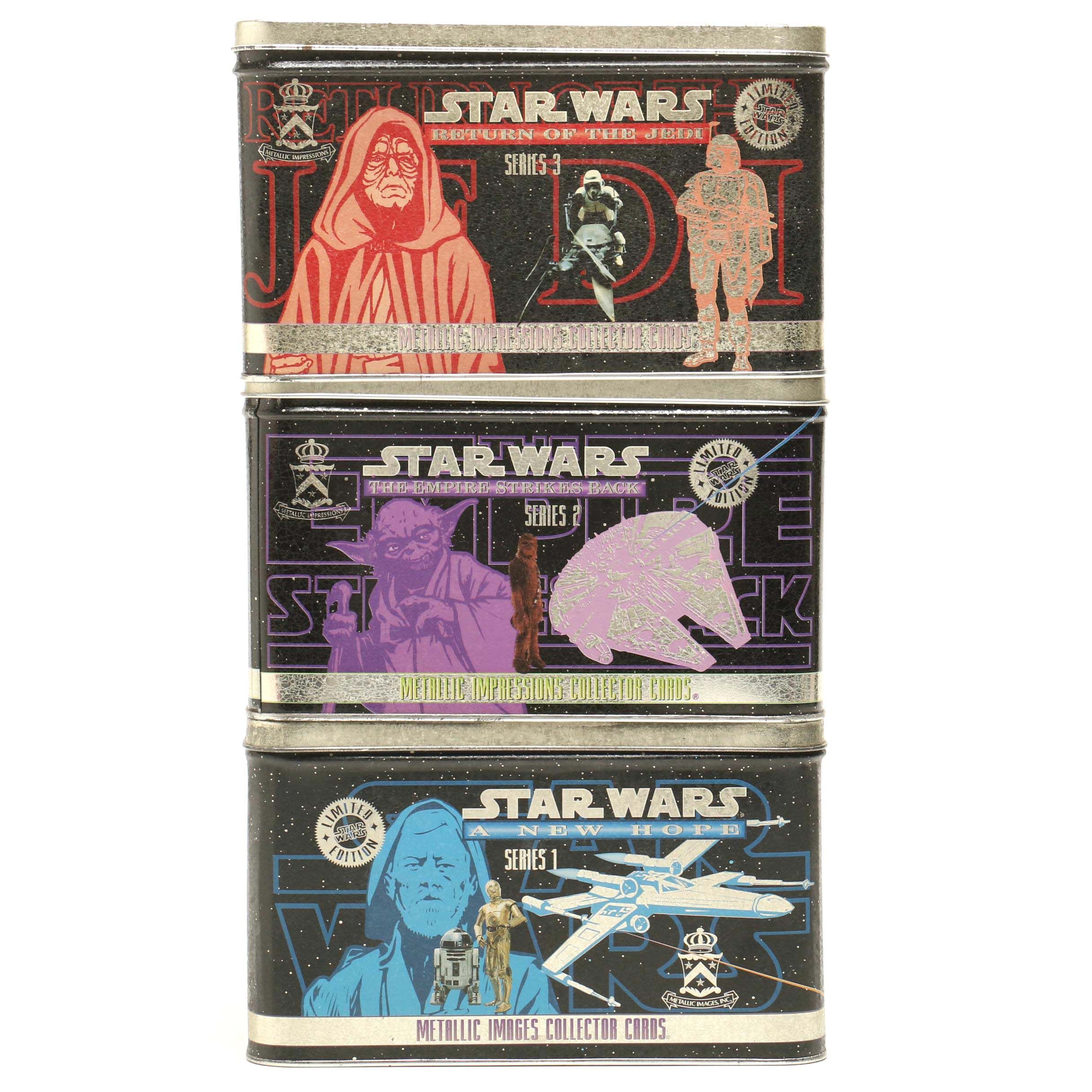 star wars metallic impressions collector cards