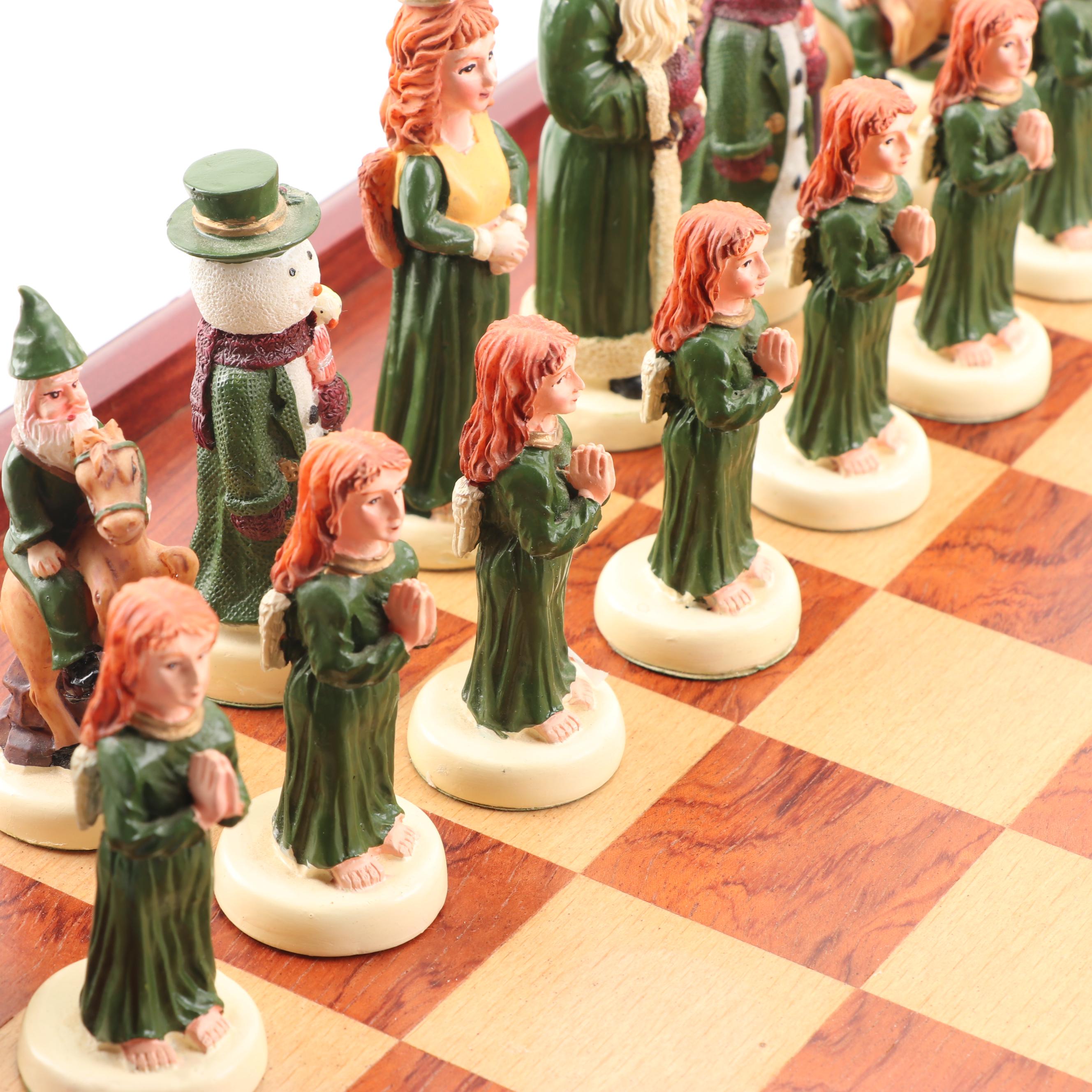 Holiday Themed Chess Set EBTH