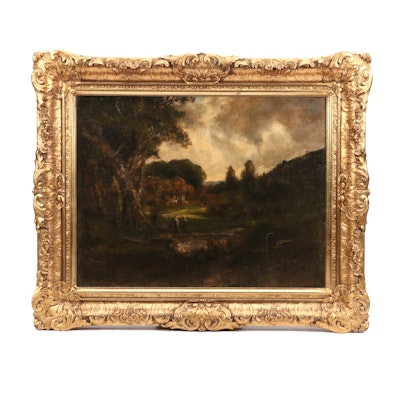 William Keith Turn-of-the-Century Oil Landscape Painting William Keith Turn-of-the-Century Oil Landscape Painting