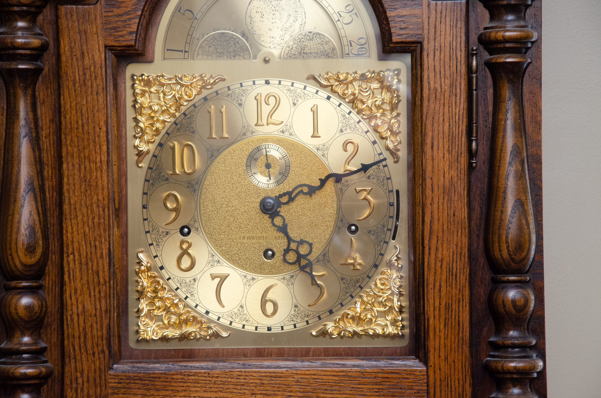 Howard Miller Oak Grandfather Clock EBTH