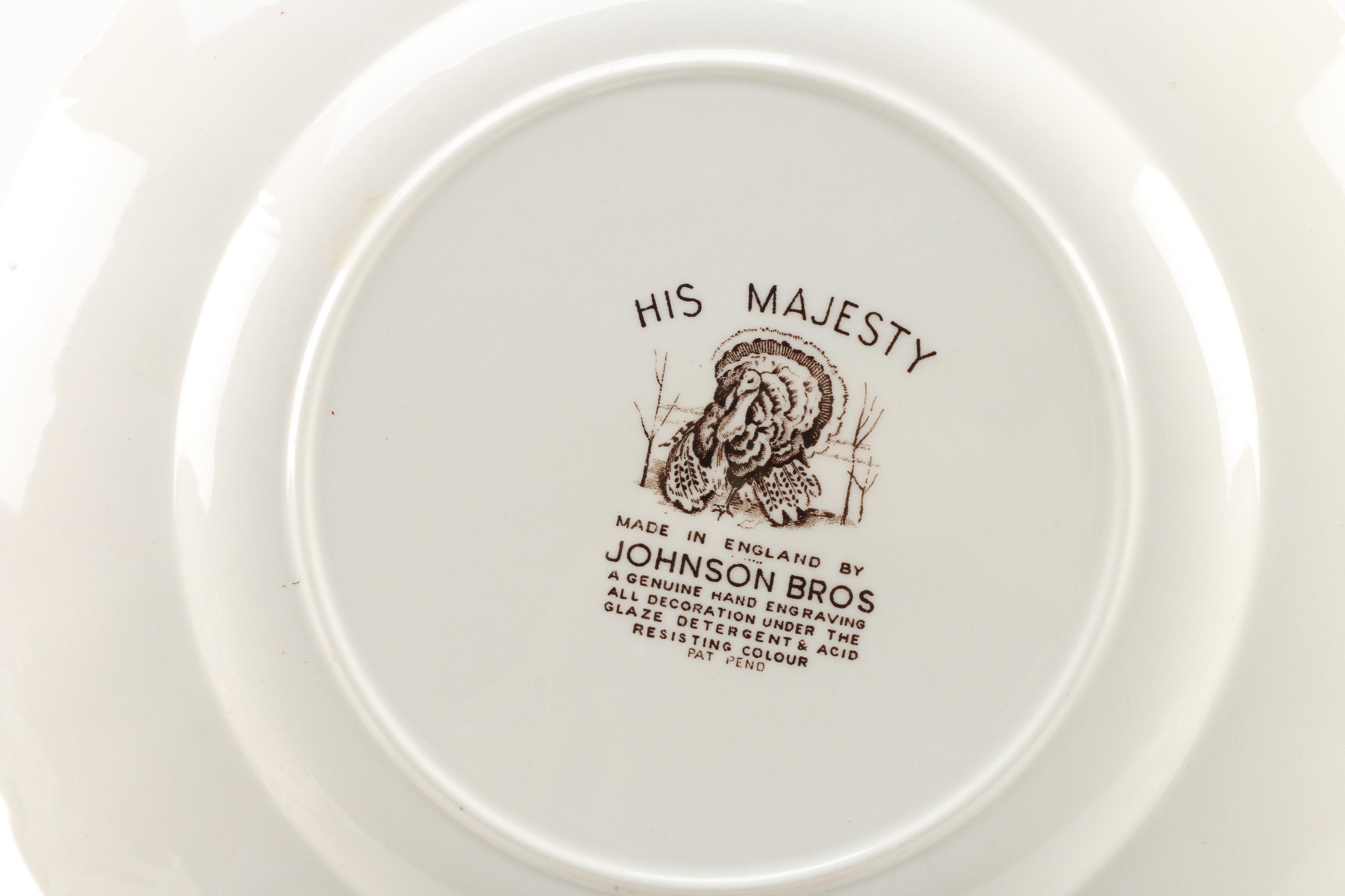 Johnson Brothers "His Majesty" Earthenware Dinnerware EBTH