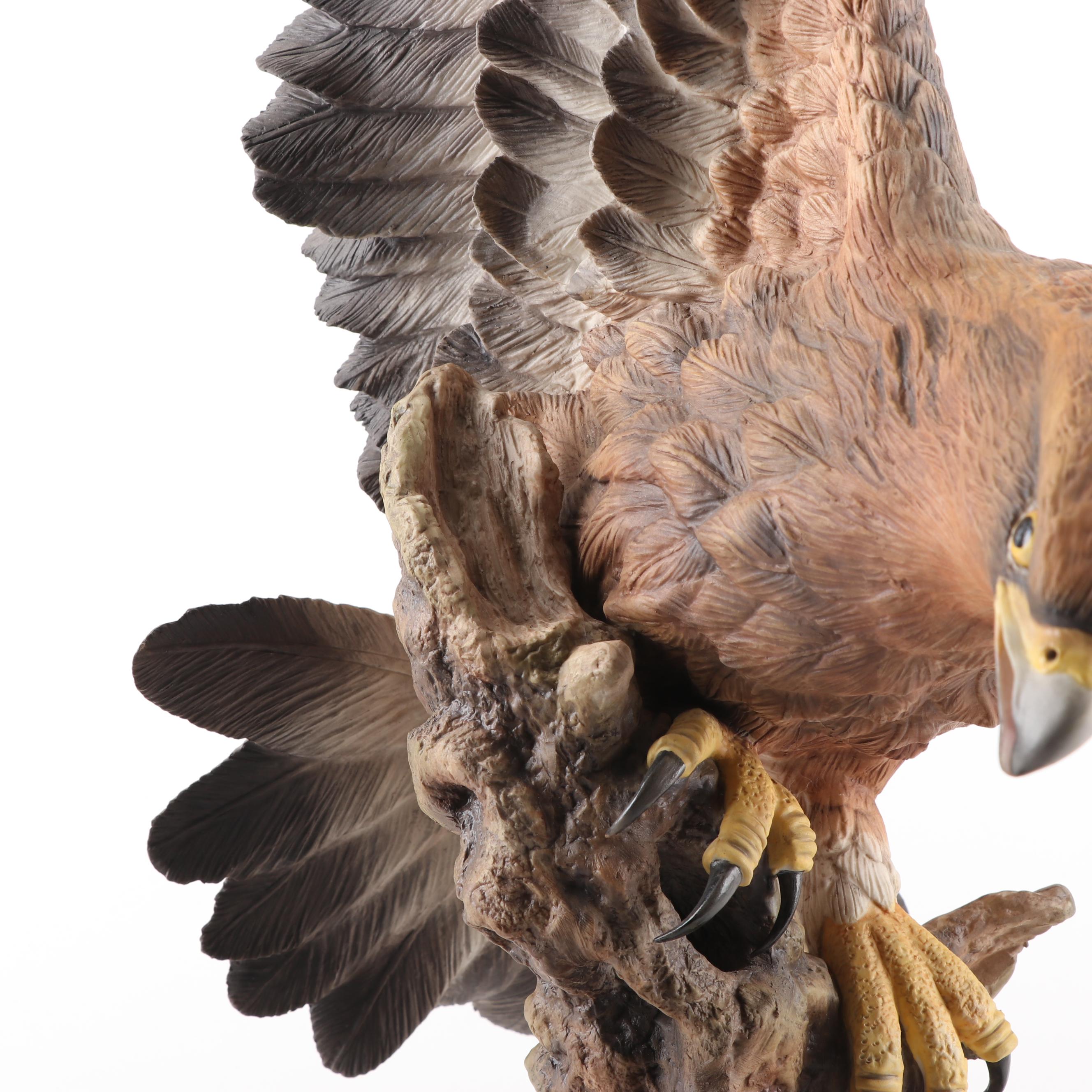 Boehm Limited Edition Porcelain "Golden Eagle" Figurine, Late 20th