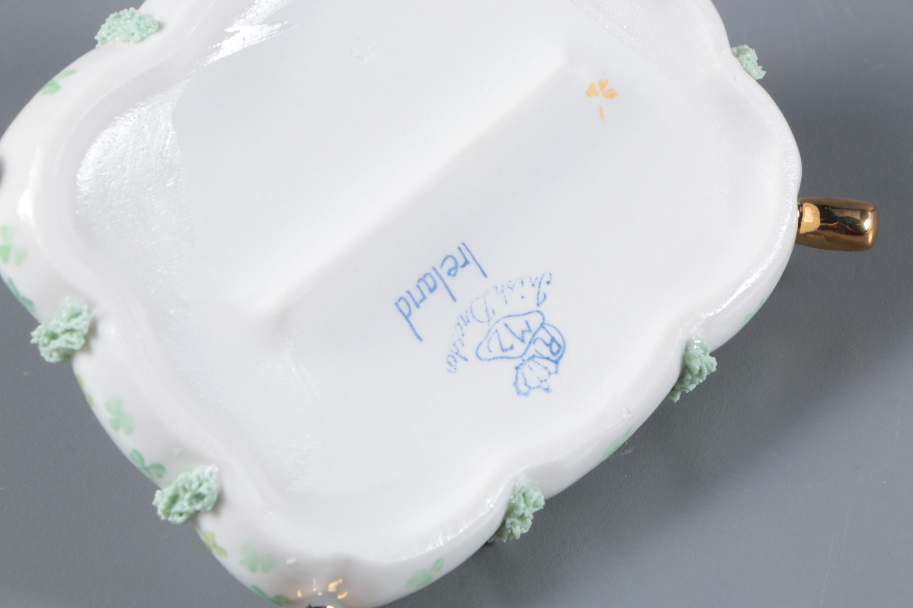 Irish Dresden Porcelain Cat Figurines EBTH