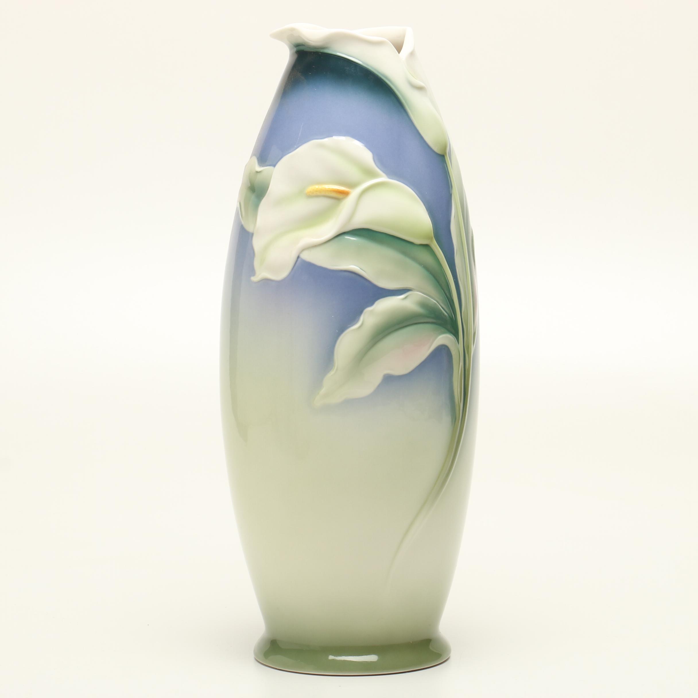 Tall Porcelain Franz Collection Vases EBTH