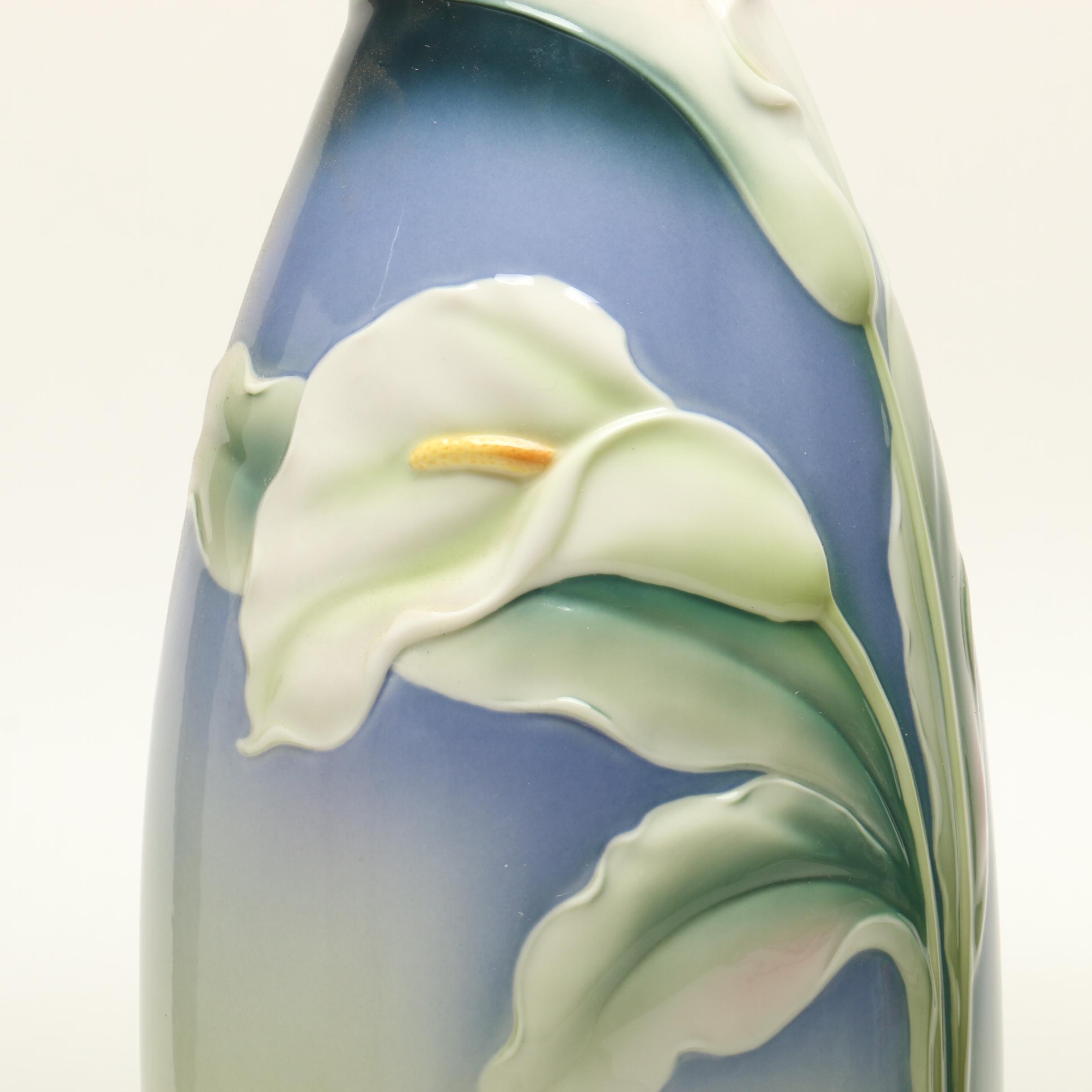 Tall Porcelain Franz Collection Vases EBTH