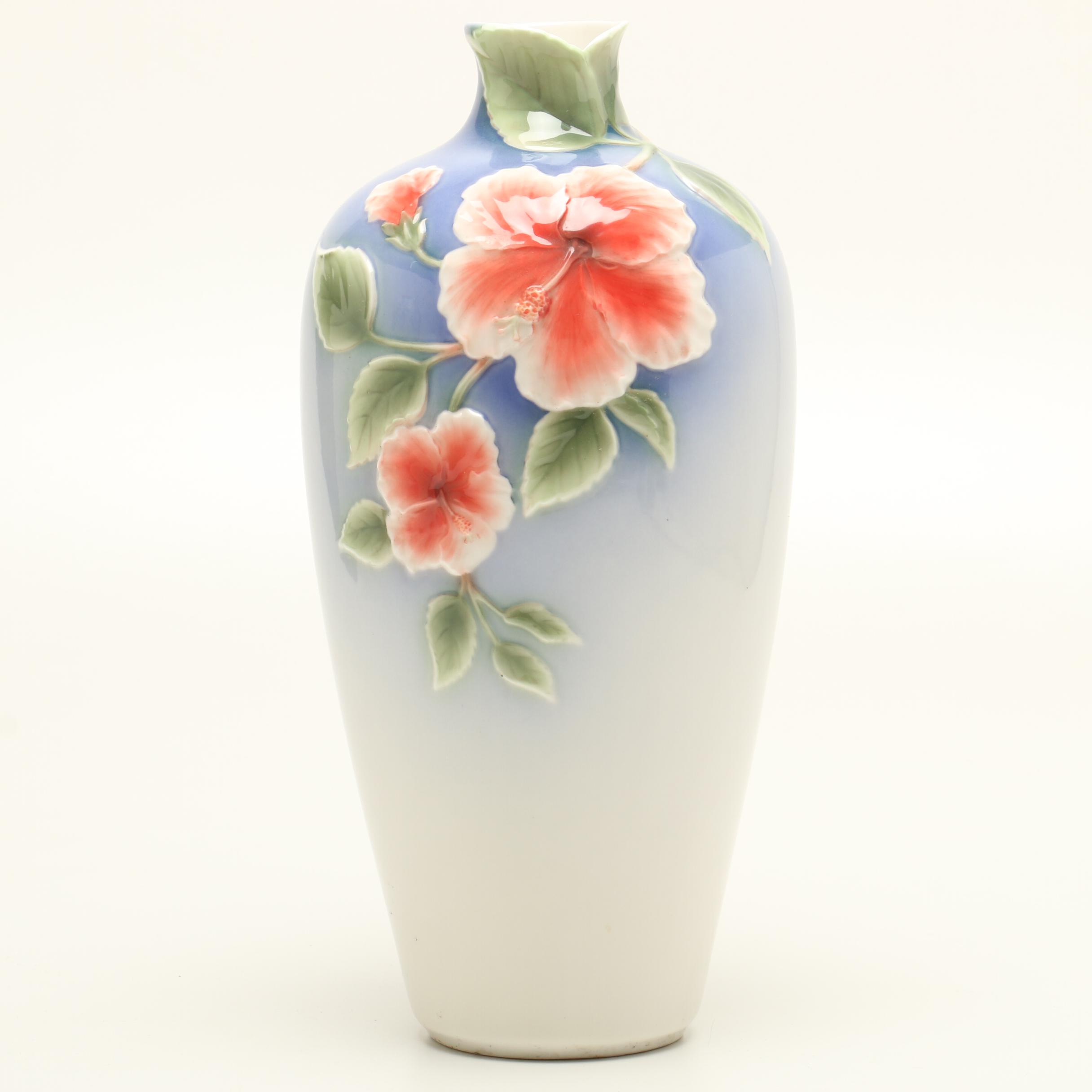 Tall Porcelain Franz Collection Vases EBTH