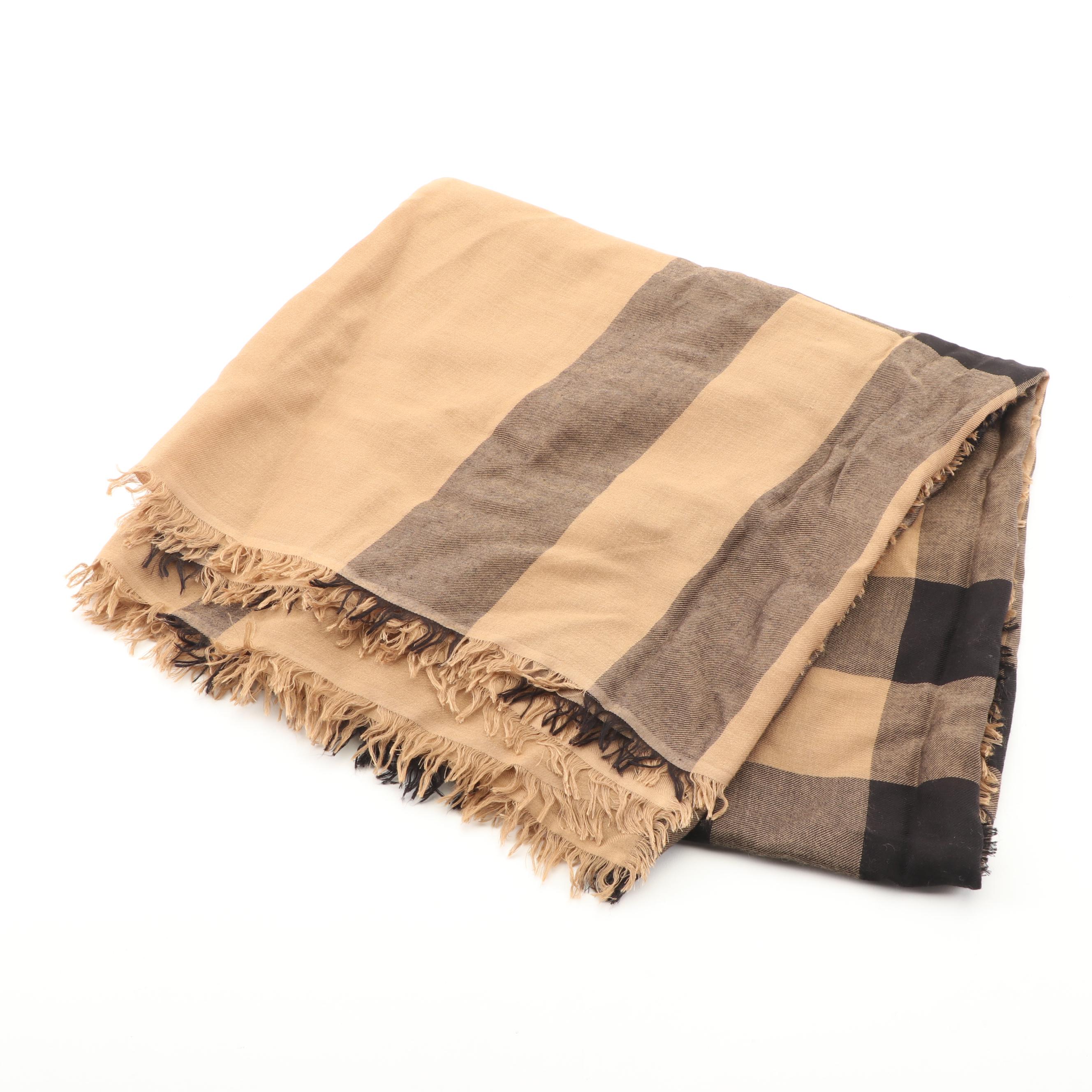 burberry relaxed mega check scarf