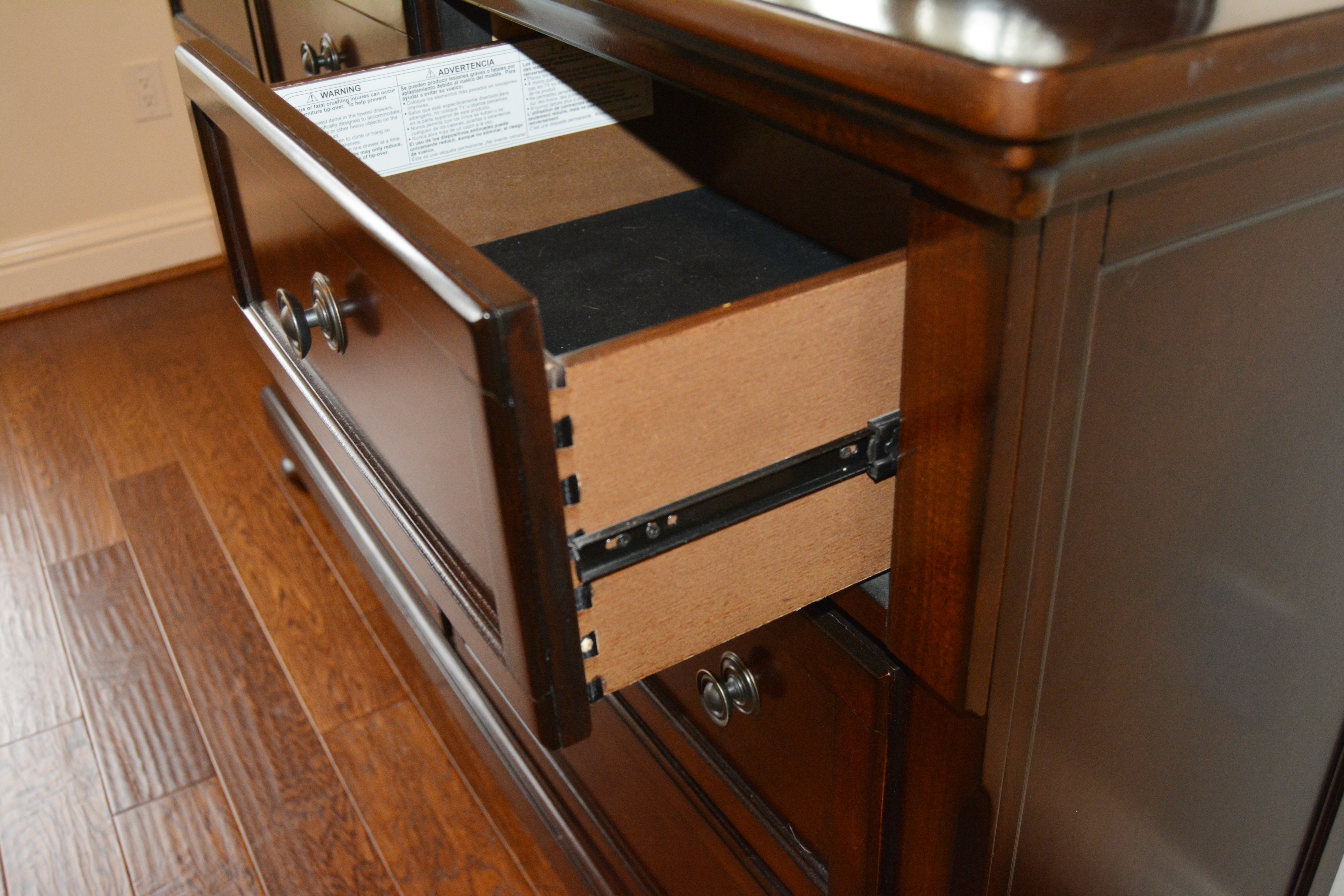 Dresser and Wall Mirror by Walter of Wabash EBTH