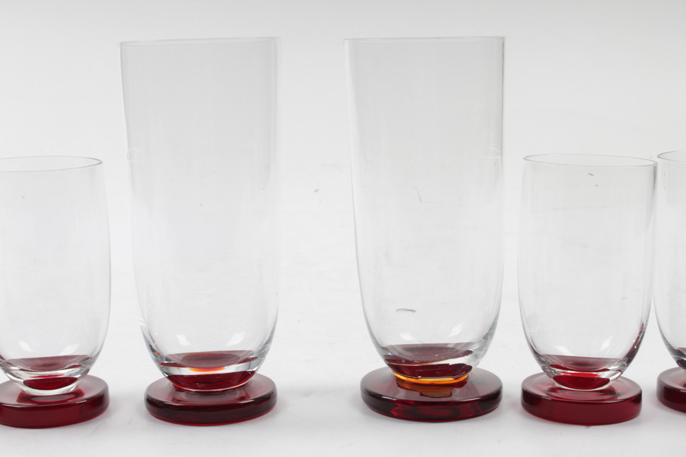 Vintage Blown Glass Drinkware, Mid20th Century EBTH
