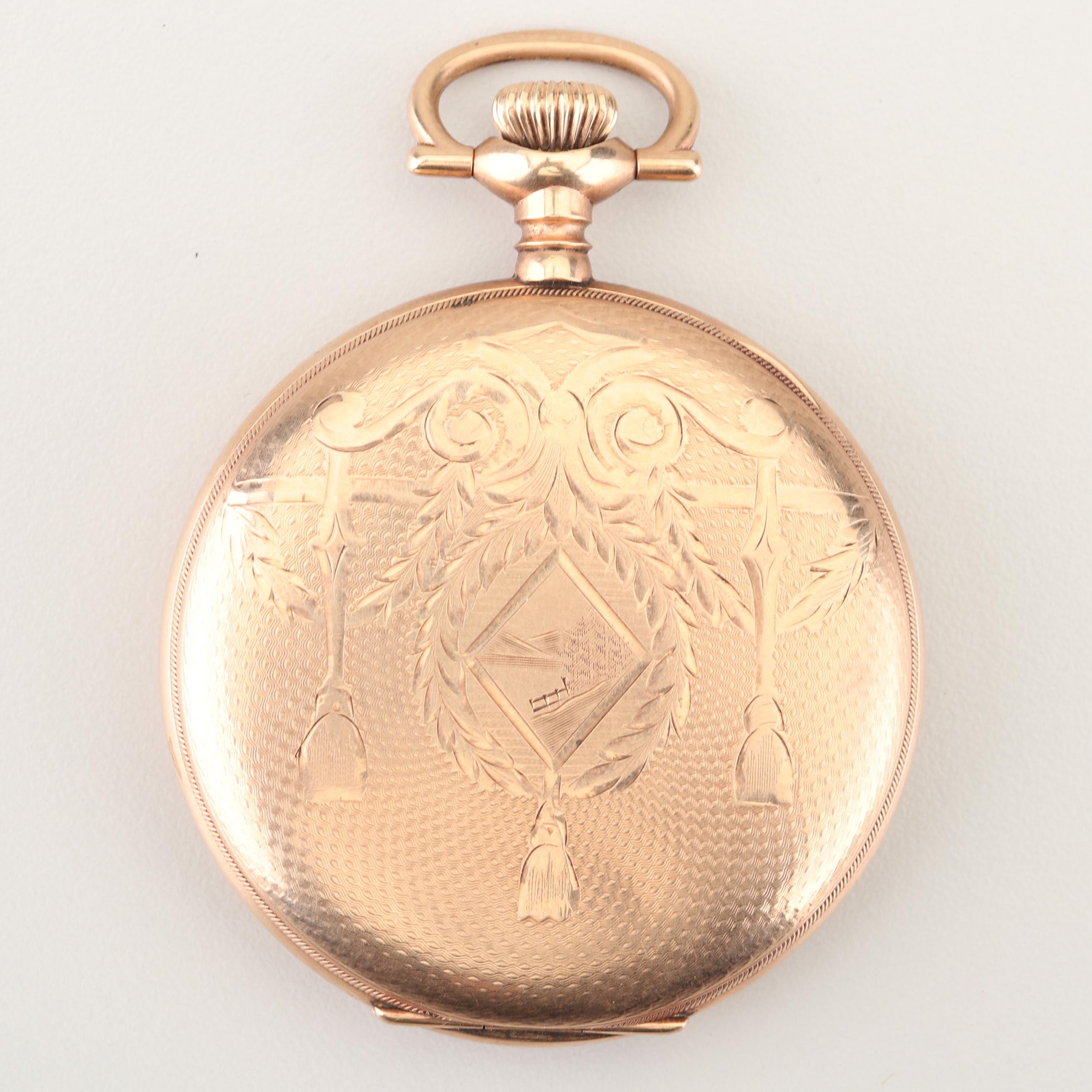 Antique Standard U.S.A. Gold Filled Pocket Watch EBTH