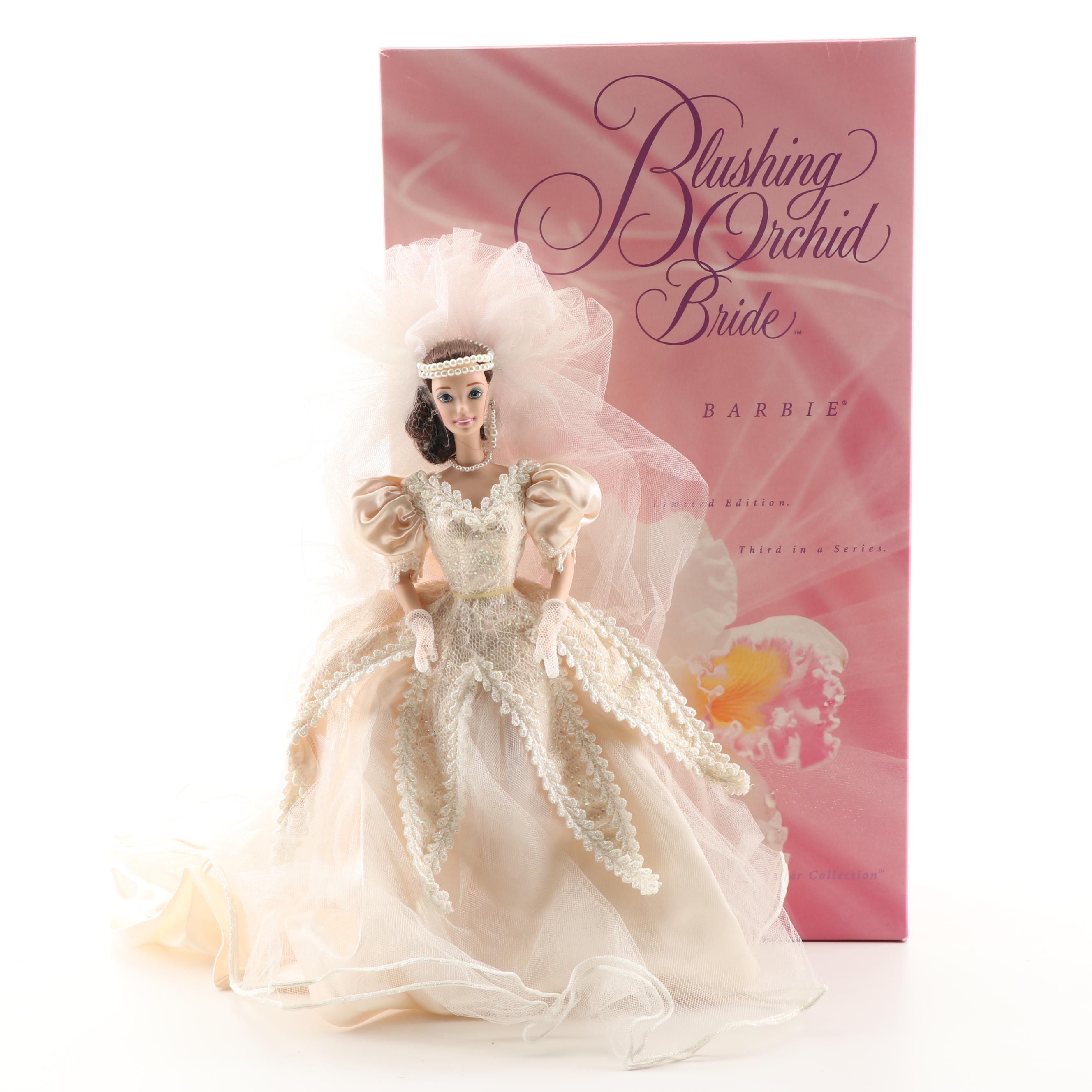 blushing orchid bride barbie