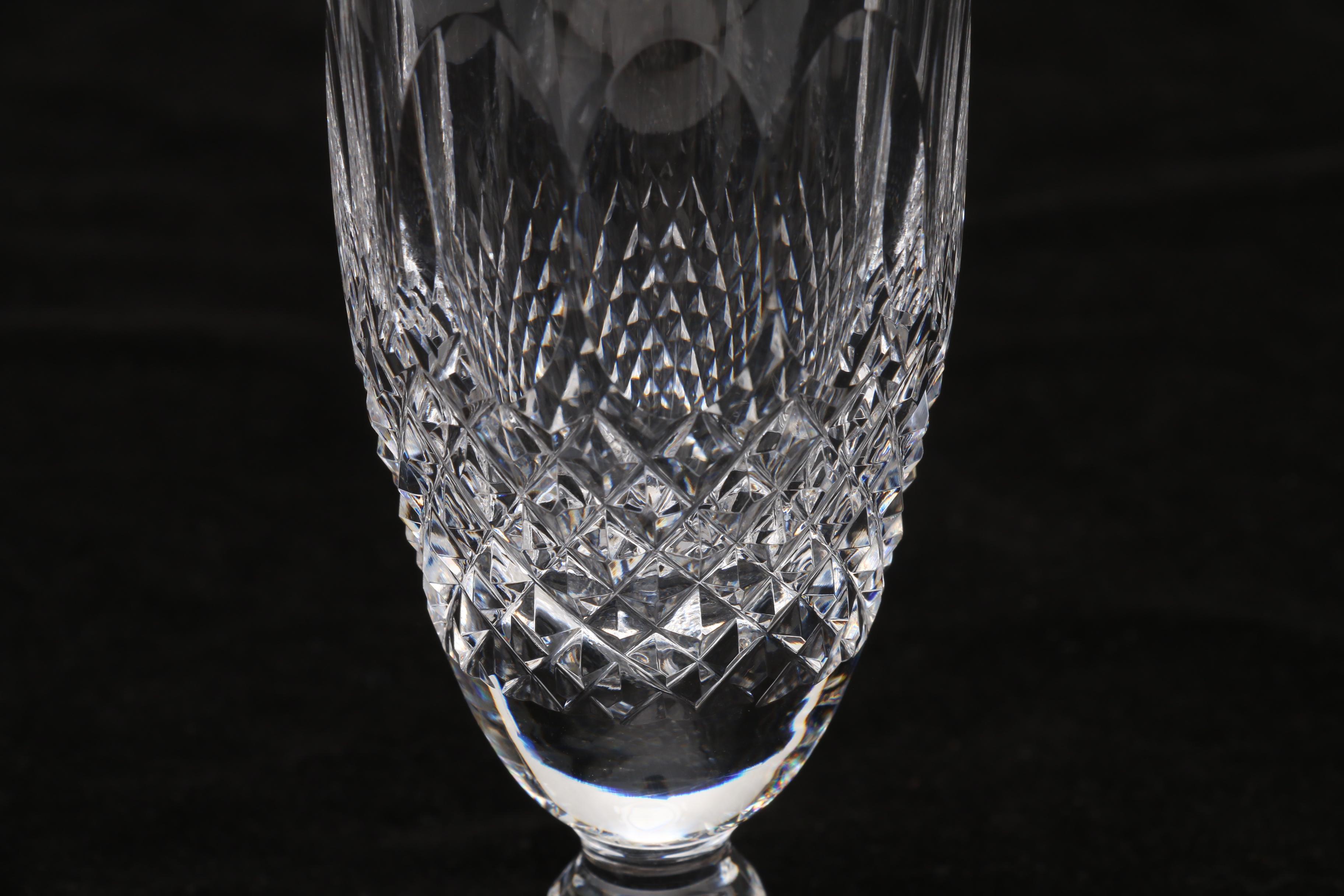 Waterford Crystal "Colleen" Short Stem Fluted Champagne Glasses EBTH