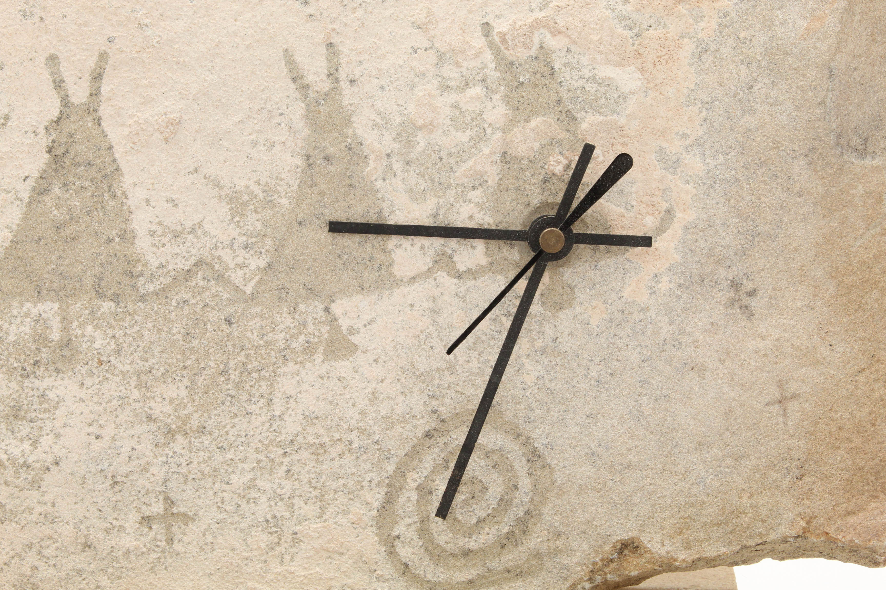 Southwestern Style Carved Sandstone Clock | EBTH