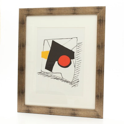 Alexander Calder Color Lithograph for "Derriere le Miroir" Alexander Calder Color Lithograph for "Derriere le Miroir"