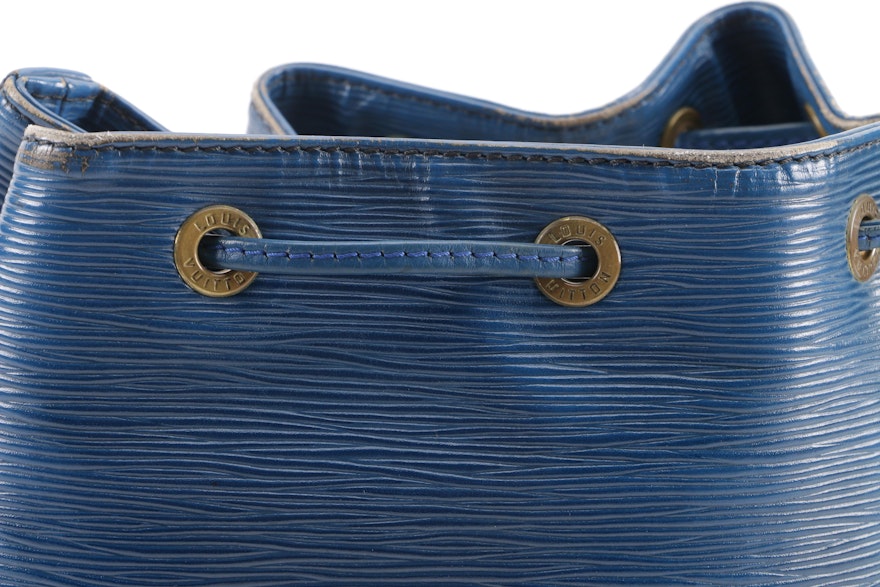 Louis Vuitton of Paris Epi Leather Petit Noe Bucket Bag in Toledo Blue | EBTH