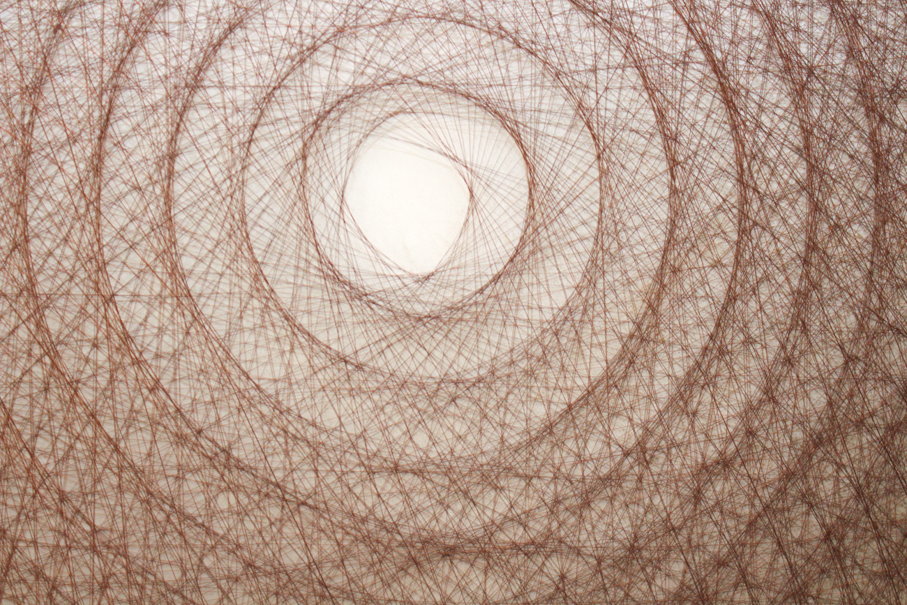 Framed Mid Century Optical Illusion String Art | EBTH