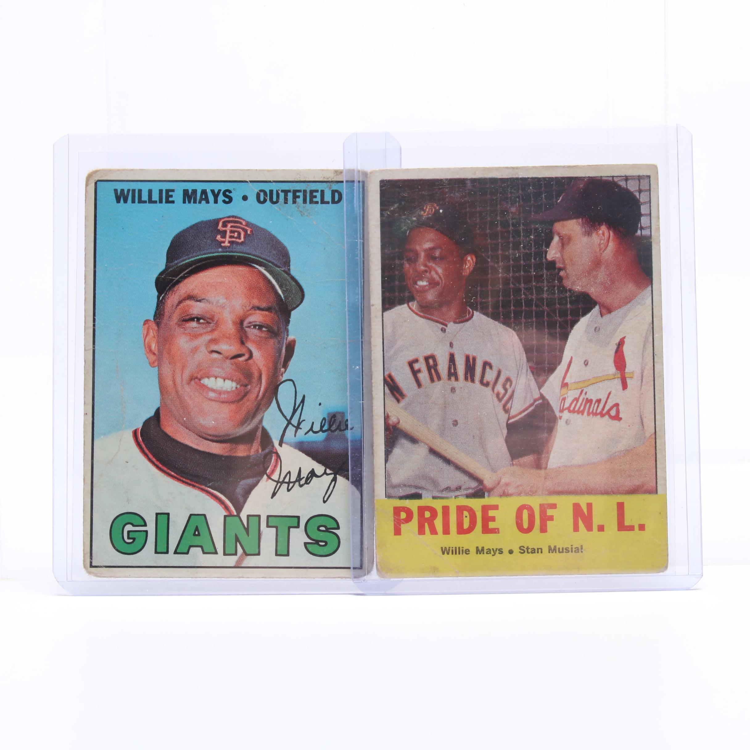 1960s1971 Willie Mays Topps Baseball Cards EBTH