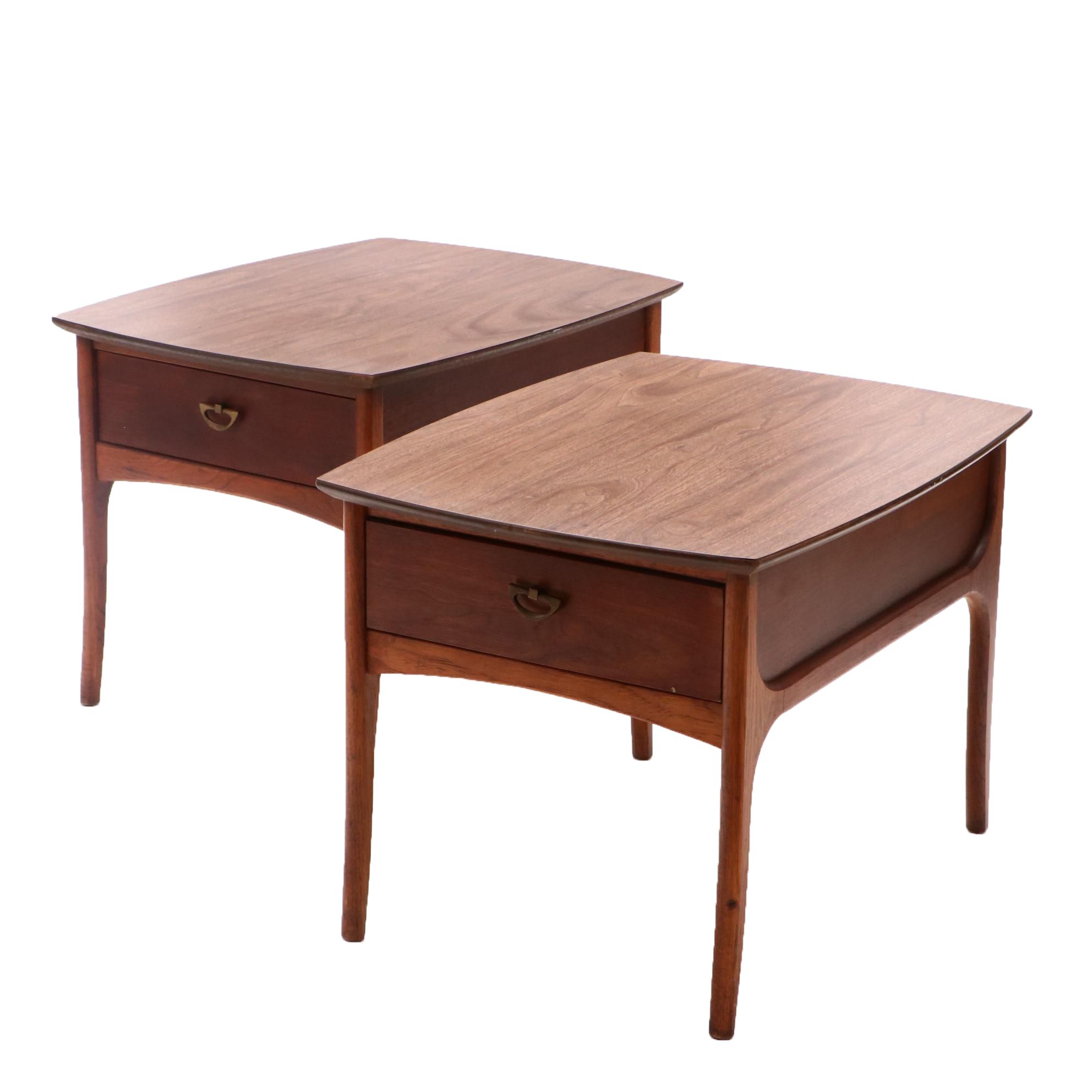 Pair Of Kroehler Mid Century Modern End Tables Ebth