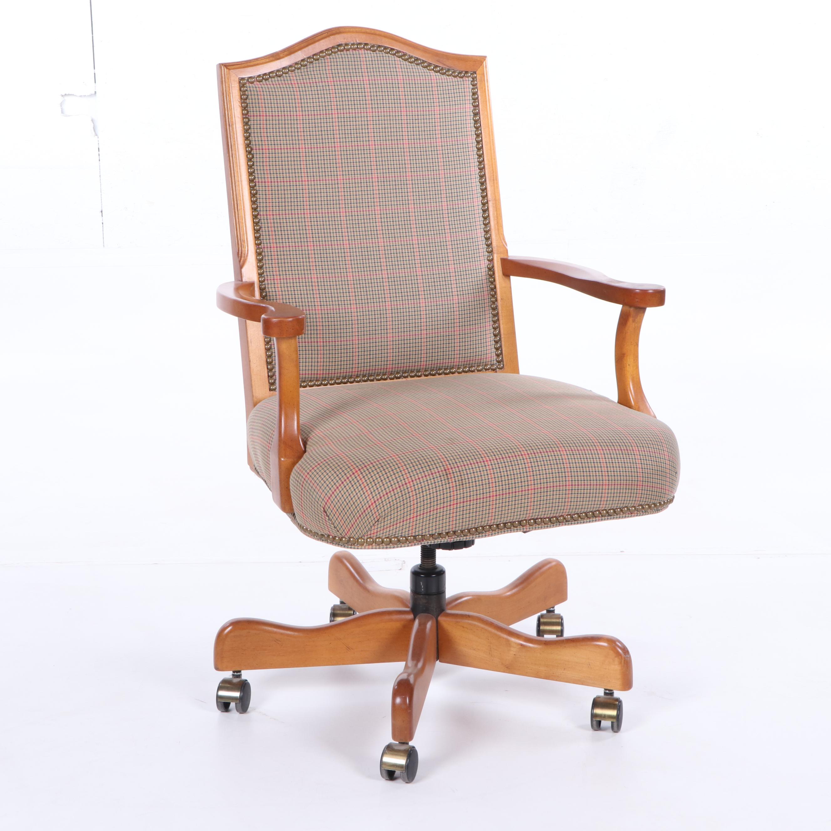 Upholstered Office Chair On Casters By Sam Moore Furniture For La